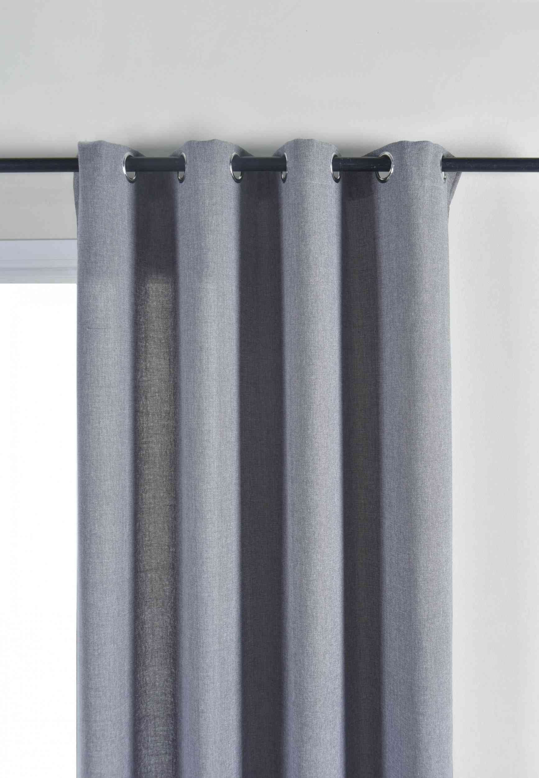 2er Set Vorhang Ösen »Essen« Cationic Raffhalter Leinenstruktur blickdicht lichtdurchlässig 210 g/m² 202430-2 Vorhang Set DSC_4780_08aed328-0608-47bf-a70f-e7f9268ccc7c | Gardinenbox.de