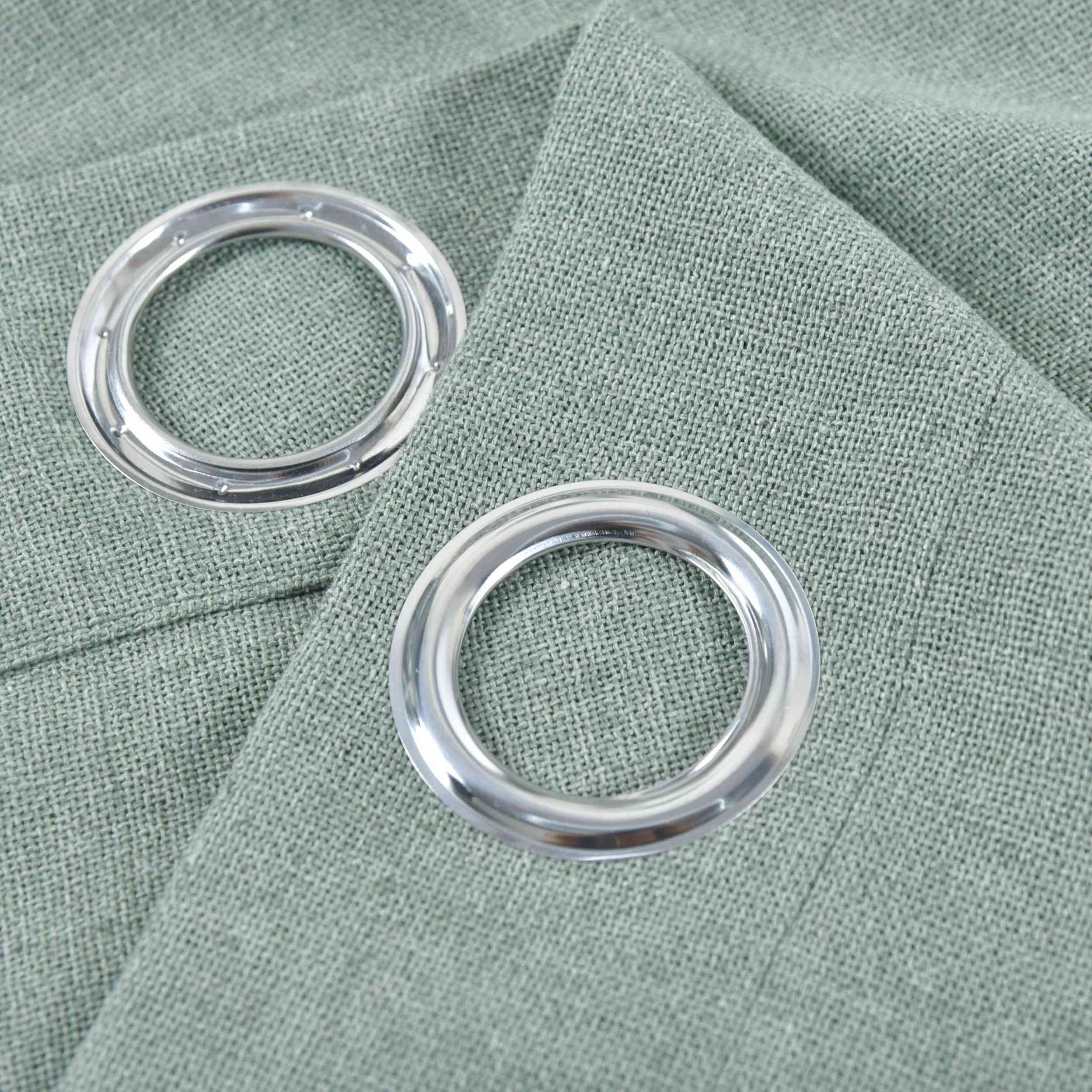 Vorhang Ösen »Essen« Cationic Raffhalter Leinenstruktur blickdicht lichtdurchlässig 210 g/m² 202430 Vorhang DSC_4812 | Gardinenbox.de