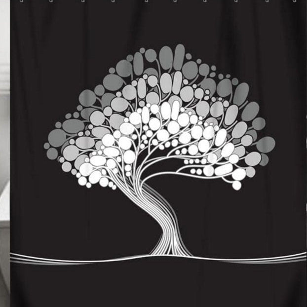 Duschvorhang EVA Badezimmer Dusche Vorhang Wasserabweisend Wasserdicht Shower Curtain 0110 Baum 180x180 cm Duschvorhang Duschvorhang_EVA_Badezimmer_Dusche_Vorhang_Wasserabweisend_Wasserdicht_Shower_Curtain_0110_-_Gardinenbox.de_-_-3679001 | Gardinenbox.de