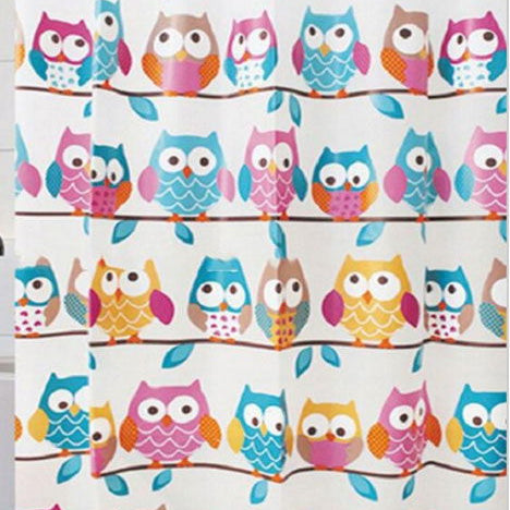 Duschvorhang EVA Badezimmer Dusche Vorhang Wasserabweisend Wasserdicht Shower Curtain 0110 Eule 180x180 cm Duschvorhang Duschvorhang_EVA_Badezimmer_Dusche_Vorhang_Wasserabweisend_Wasserdicht_Shower_Curtain_0110_-_Gardinenbox.de_-_-3679032 | Gardinenbox.de