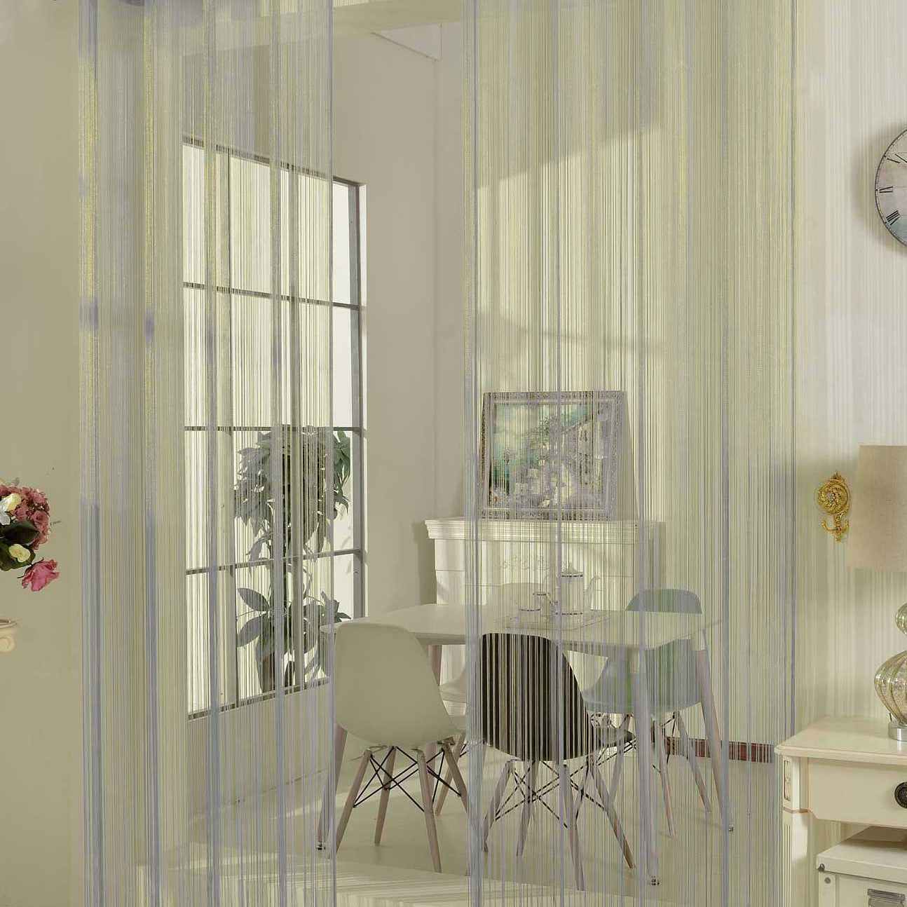 Fadengardine Fadenstore Vorhang mit Ösen Raumteiler 140 x 250 cm 20304 Grau Fadengardine Fadengardine_Fadenstore_Vorhang_mit_Osen_Raumteiler_140_x_250_cm_20304_-_Gardinenbox.de_-_-3679373 | Gardinenbox.de