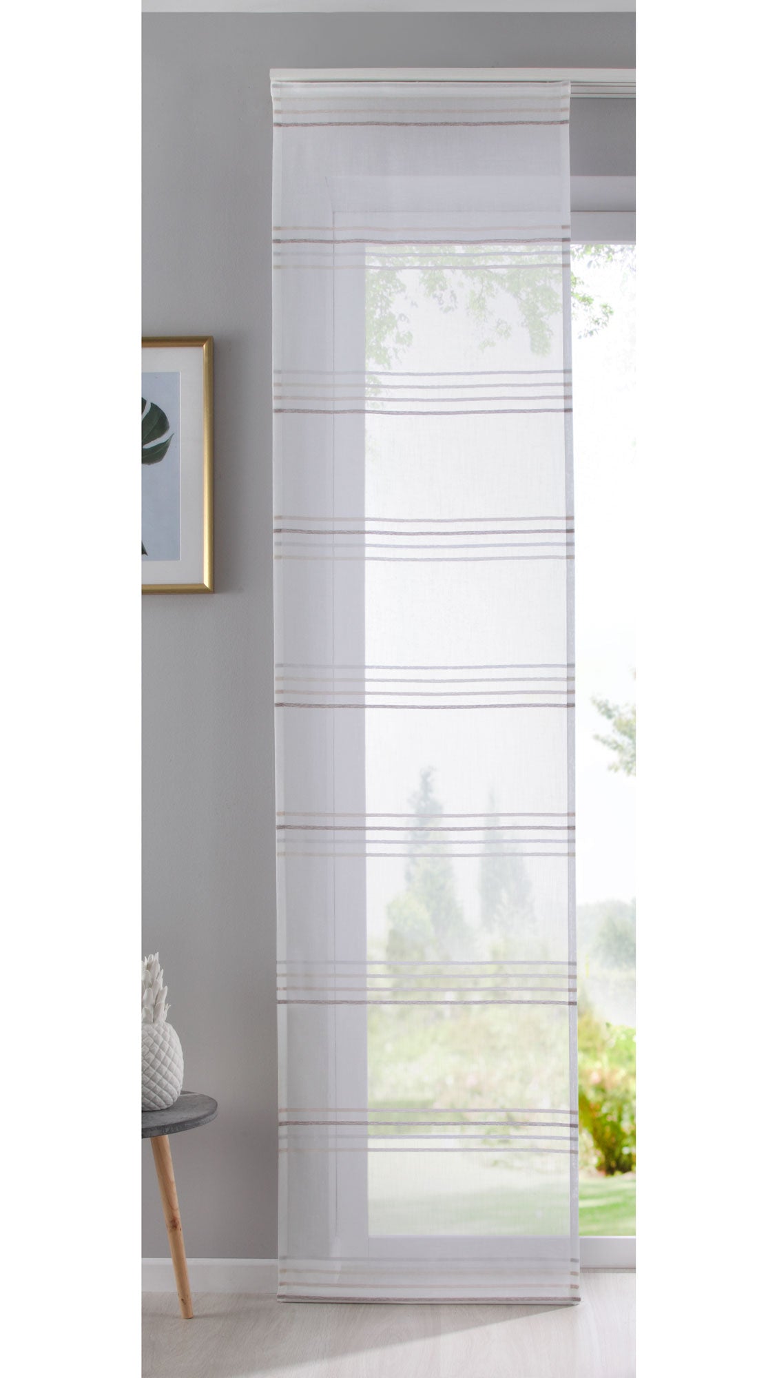 Flächenvorhang »Adana« Linien Musterung Schiebegardine Raumteiler Linien Küche Querstreifen 10000305 Braun Schiebegardine Flachenvorhang_Adana_Linien_Musterung_Schiebegardine_Raumteiler_Linien_Kuche_Querstreifen_10000305_-_Gardinenbox.de_-_-3680131 | Gardinenbox.de