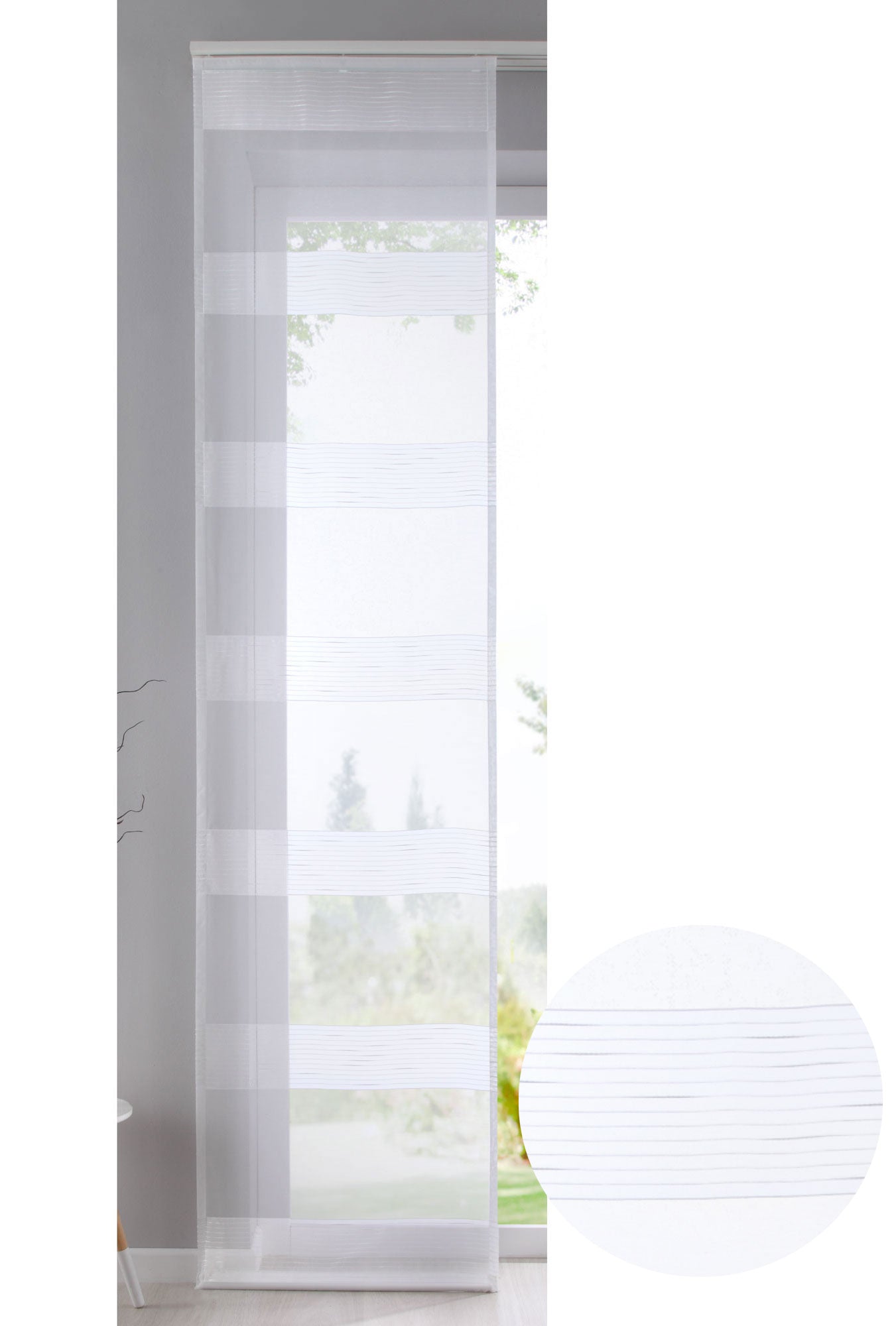 Flächenvorhang »Antalya« Linien Muster Schiebegardine Raumteiler Querlinien Wohnzimmer 10000313 Weiß Schiebegardine Flachenvorhang_Antalya_Linien_Muster_Schiebegardine_Raumteiler_Querlinien_Wohnzimmer_10000313_-_Gardinenbox.de_-_-3680253 | Gardinenbox.de