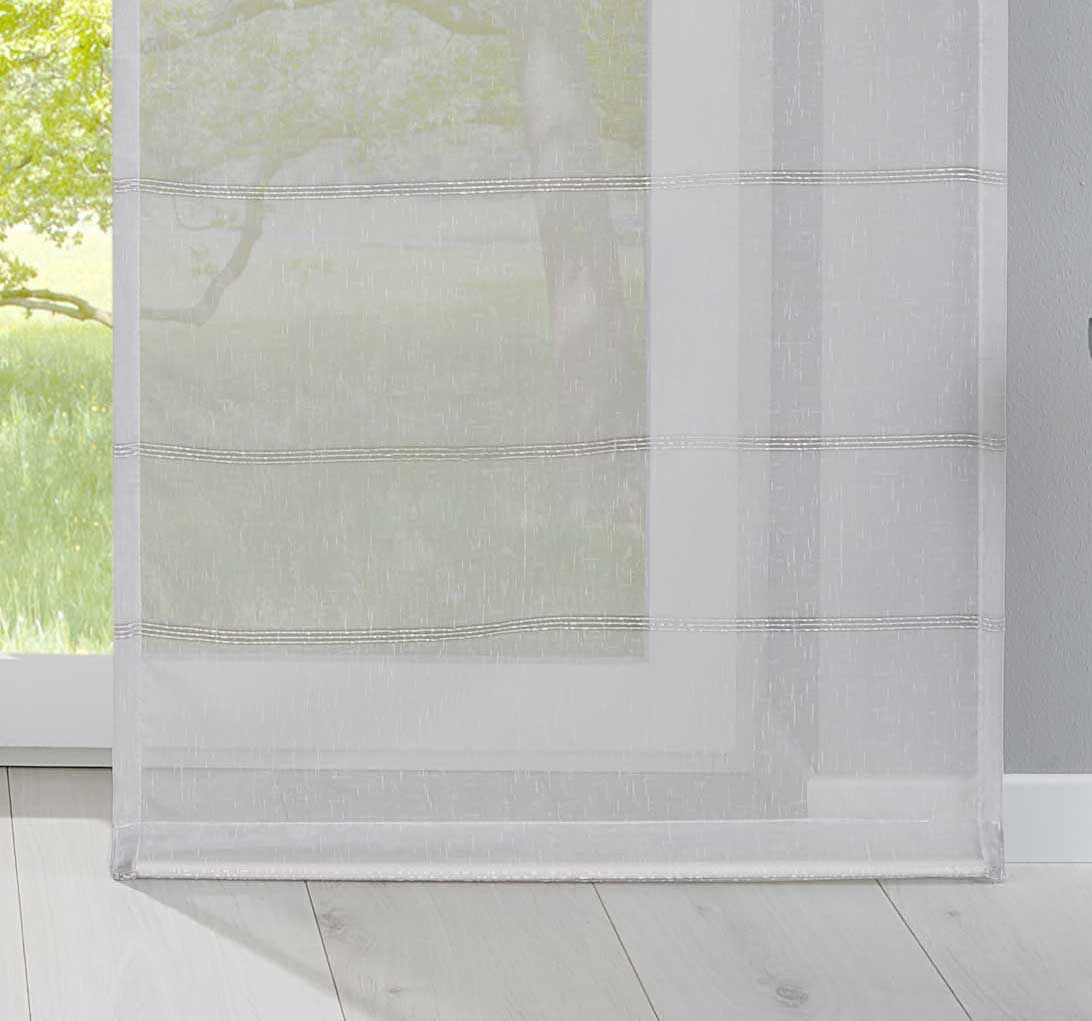 Flächenvorhang »Hatay« Gaze Gewebe Gitterstruktur Linien Musterung Schiebegardine Raumteiler Wohnzimmer 202082 Schiebegardine Flachenvorhang_Hatay_Gaze_Gewebe_Gitterstruktur_Linien_Musterung_Schiebegardine_Raumteiler_Wohnzimmer_202082_-_Gardinenbox.de_-_-3680651 | Gardinenbox.de