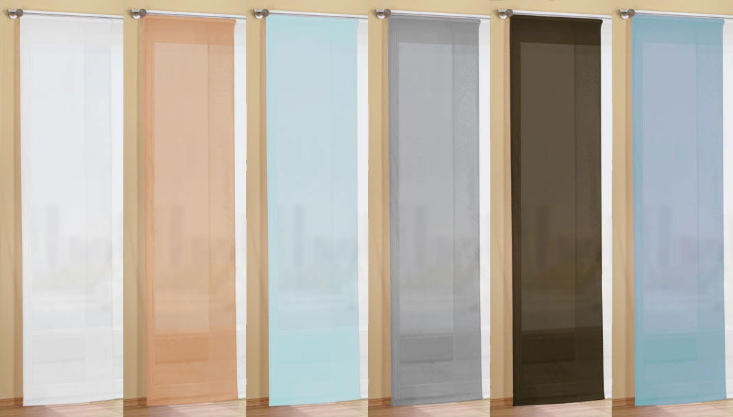 Flächenvorhang Schiebegardine Voile Uni transparent mit Paneelwagen und Beschwerungsstange 80600 Schiebegardine Flachenvorhang_Schiebegardine_Voile_Uni_transparent_mit_Paneelwagen_und_Beschwerungsstange_80600_-_Gardinenbox.de_-_-3680035 | Gardinenbox.de