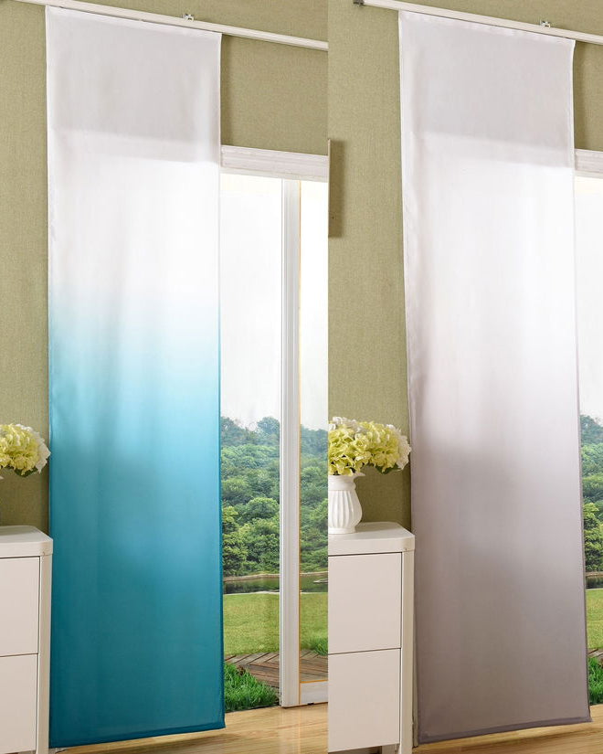 Flächenvorhang blickdicht Farbverlauf mit Paneelwagen und Beschwerungsstange Microsatin Microfaser 85425 Schiebegardine Flachenvorhang_blickdicht_Farbverlauf_mit_Paneelwagen_und_Beschwerungsstange_Microsatin_Microfaser_85425_-_Gardinenbox.de_-_-3679600 | Gardinenbox.de