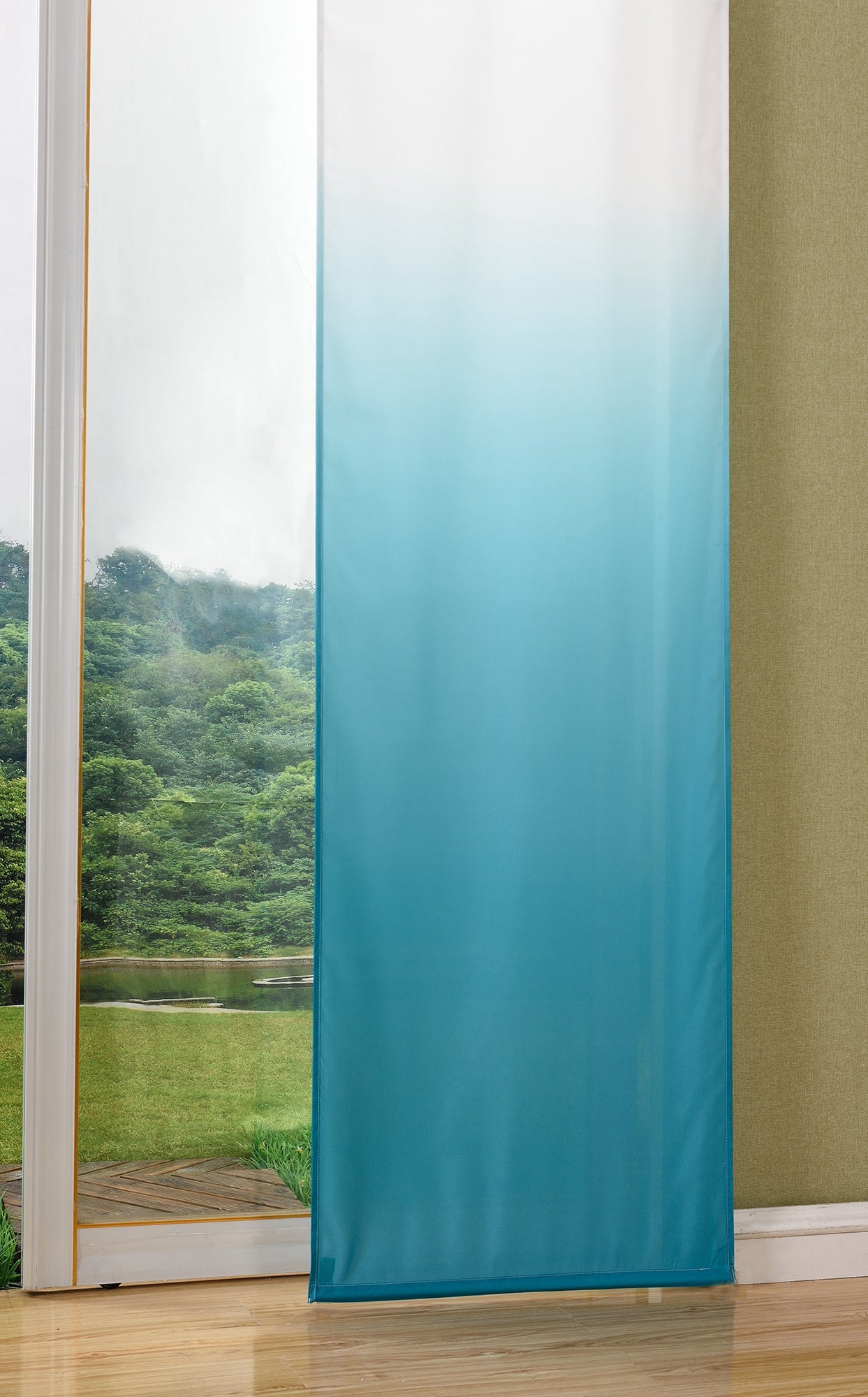 Flächenvorhang blickdicht Farbverlauf mit Paneelwagen und Beschwerungsstange Microsatin Microfaser 85425 Schiebegardine Flachenvorhang_blickdicht_Farbverlauf_mit_Paneelwagen_und_Beschwerungsstange_Microsatin_Microfaser_85425_-_Gardinenbox.de_-_-3679740 | Gardinenbox.de