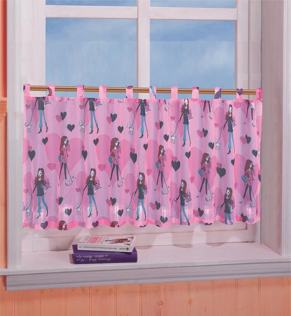 GIRL Trendy Scheibengardine, 50x155, Pink 61172 Scheibengardine GIRL_Trendy_Scheibengardine_50x155_Pink_61172_-_Gardinenbox.de_-_-3684249 | Gardinenbox.de