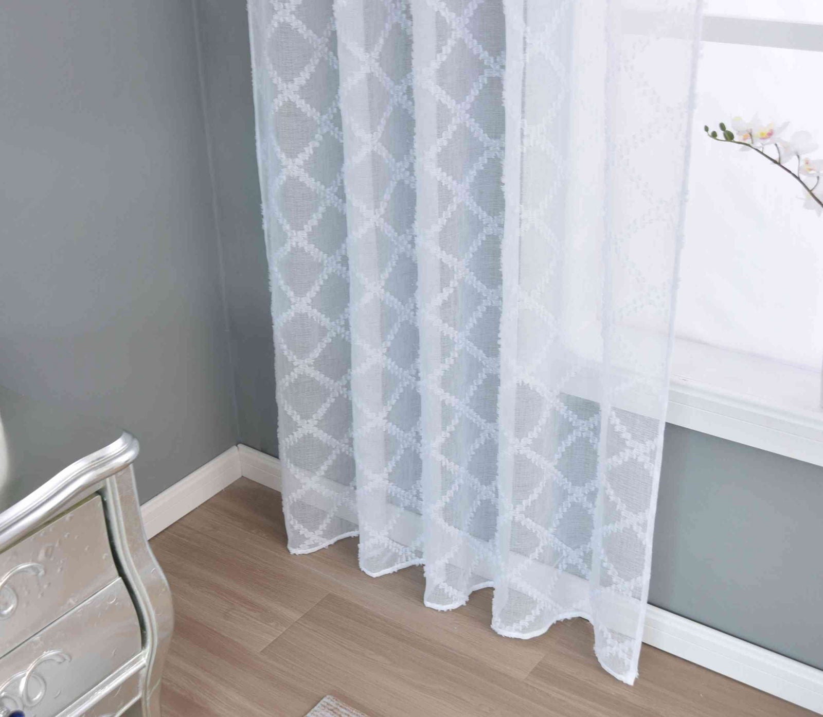 Gardine HxB 245x140 cm Natur Diamond »VALENCIA« Multiband Aufhängung Scherli Transparent Leinen-Optik 2023430 Gardinenschal Gardine_HxB_245x145_cm_Natur_Diamond_VALENCIA_Multiband_Aufhangung_Scherli_Transparent_Leinen-Optik_2023430_-_Gardinenbox.de_-_-3681092 | Gardinenbox.de