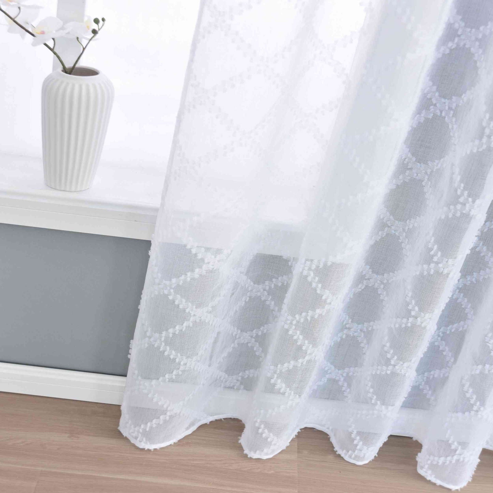 Gardine HxB 245x140 cm Natur Diamond »VALENCIA« Multiband Aufhängung Scherli Transparent Leinen-Optik 2023430 Gardinenschal Gardine_HxB_245x145_cm_Natur_Diamond_VALENCIA_Multiband_Aufhangung_Scherli_Transparent_Leinen-Optik_2023430_-_Gardinenbox.de_-_-3681096 | Gardinenbox.de