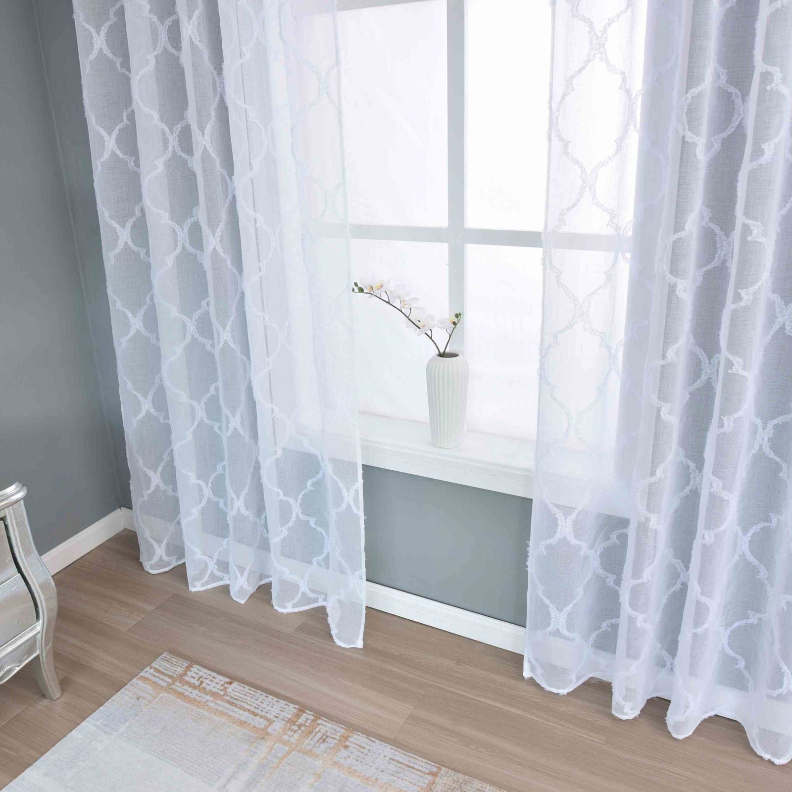 Gardine HxB 245x140 cm Natur Lacework »VALENCIA« Multiband Aufhängung Scherli Transparent Leinen-Optik 2023440 Gardinenschal Gardine_HxB_245x145_cm_Natur_Lacework_VALENCIA_Multiband_Aufhangung_Scherli_Transparent_Leinen-Optik_2023440_-_Gardinenbox.de_-_-3681134 | Gardinenbox.de