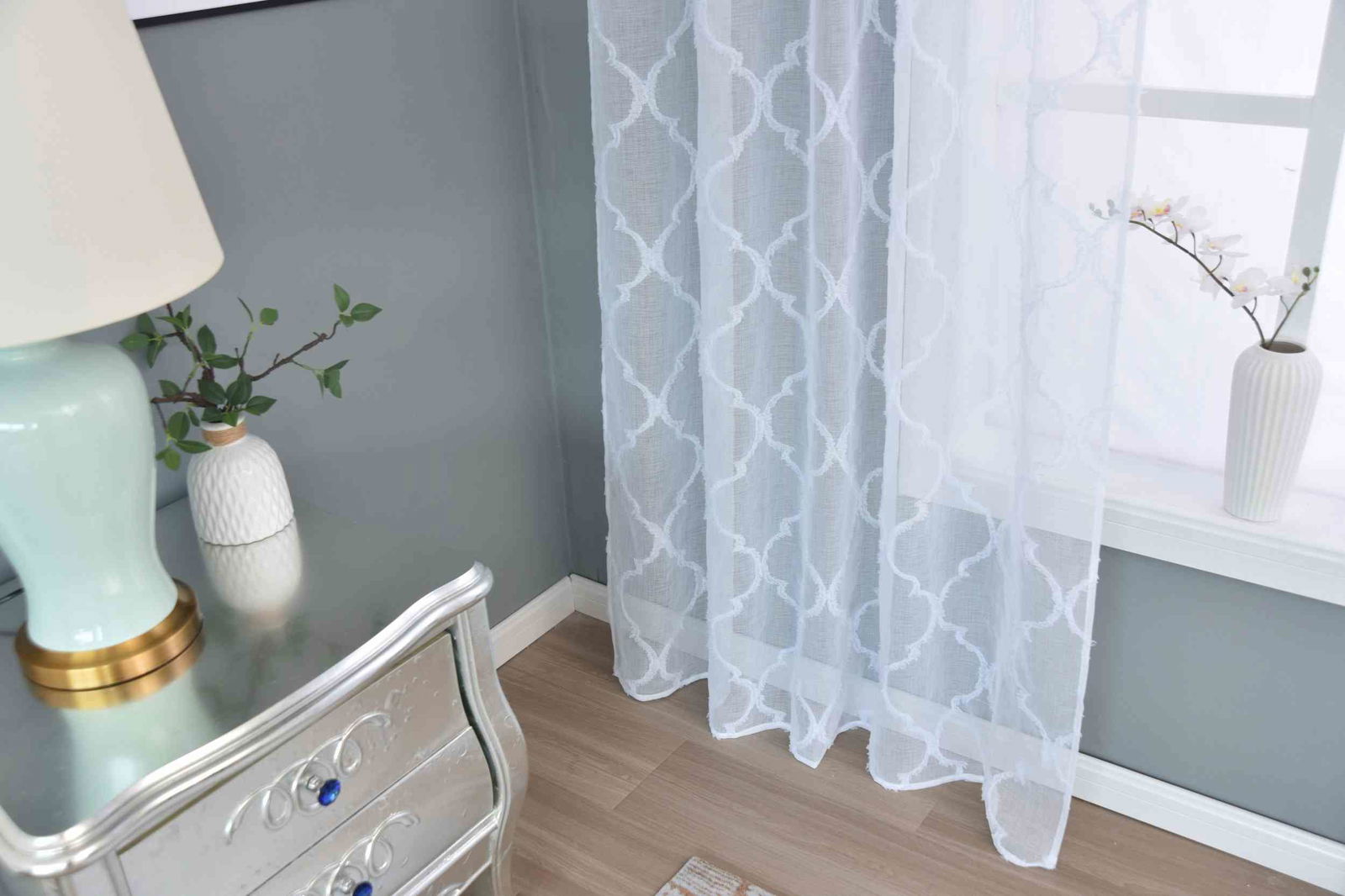 Gardine HxB 245x140 cm Natur Lacework »VALENCIA« Multiband Aufhängung Scherli Transparent Leinen-Optik 2023440 Gardinenschal Gardine_HxB_245x145_cm_Natur_Lacework_VALENCIA_Multiband_Aufhangung_Scherli_Transparent_Leinen-Optik_2023440_-_Gardinenbox.de_-_-3681140 | Gardinenbox.de