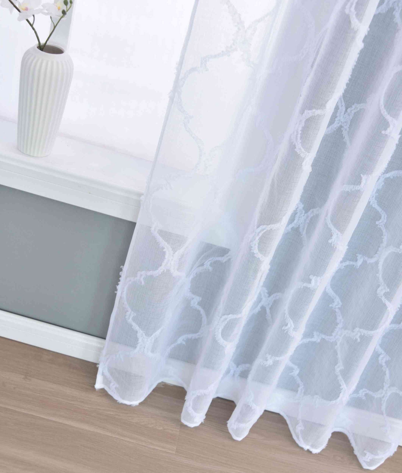 Gardine HxB 245x140 cm Natur Lacework »VALENCIA« Multiband Aufhängung Scherli Transparent Leinen-Optik 2023440 Gardinenschal Gardine_HxB_245x145_cm_Natur_Lacework_VALENCIA_Multiband_Aufhangung_Scherli_Transparent_Leinen-Optik_2023440_-_Gardinenbox.de_-_-3681144 | Gardinenbox.de