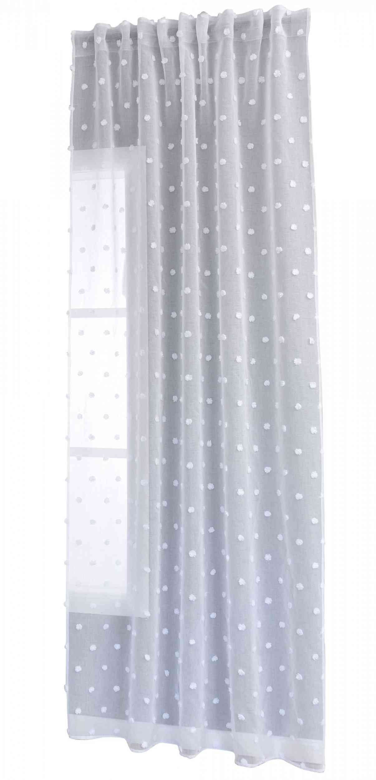 Gardine HxB 245x140 cm Natur Snowflakes »VALENCIA« Multiband Aufhängung Scherli Transparent Leinen-Optik 2023450 Gardinenschal Gardine_HxB_245x145_cm_Natur_Snowflakes_VALENCIA_Multiband_Aufhangung_Scherli_Transparent_Leinen-Optik_2023450_-_Gardinenbox.de_-_-3681184 | Gardinenbox.de