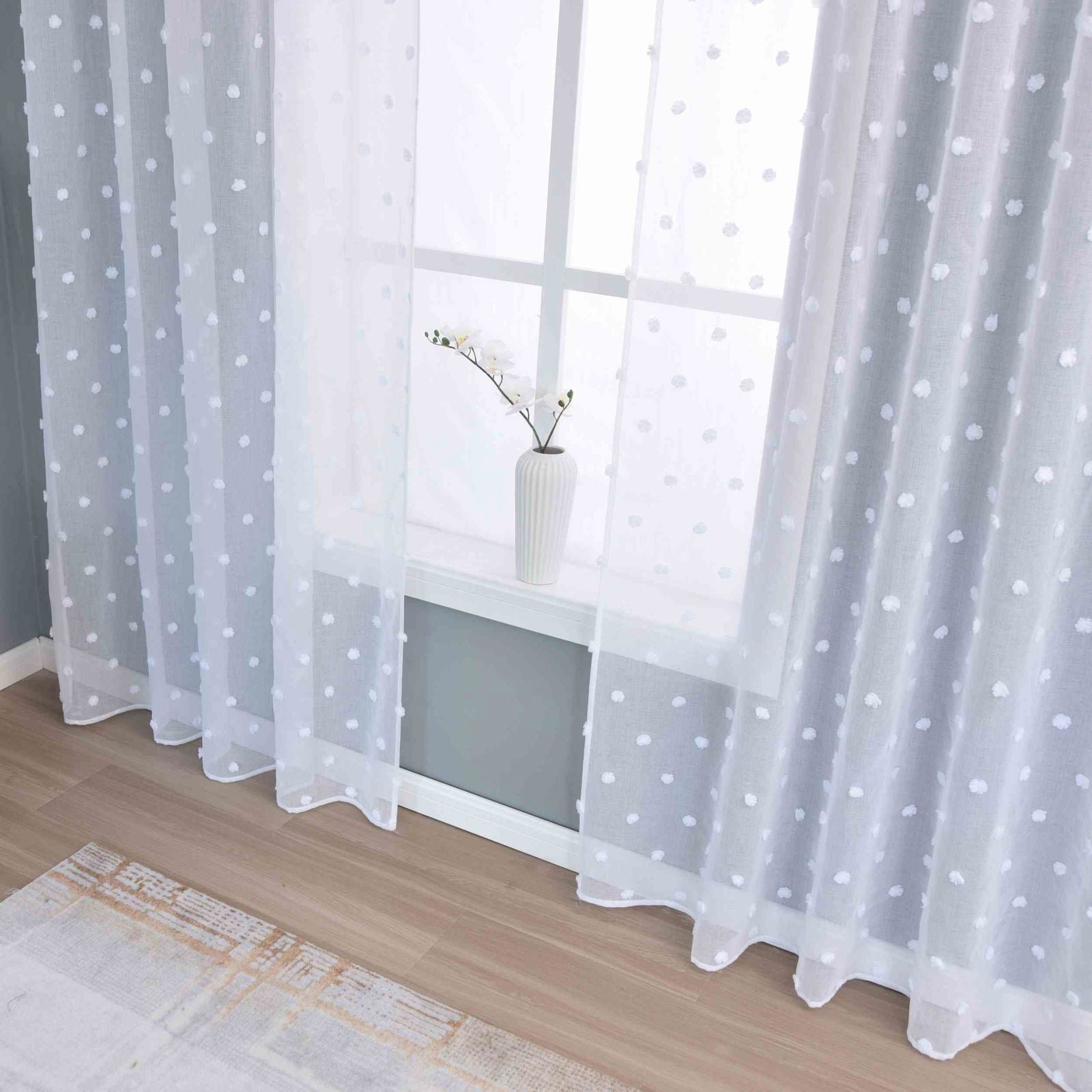 Gardine HxB 245x140 cm Natur Snowflakes »VALENCIA« Multiband Aufhängung Scherli Transparent Leinen-Optik 2023450 Gardinenschal Gardine_HxB_245x145_cm_Natur_Snowflakes_VALENCIA_Multiband_Aufhangung_Scherli_Transparent_Leinen-Optik_2023450_-_Gardinenbox.de_-_-3681196 | Gardinenbox.de