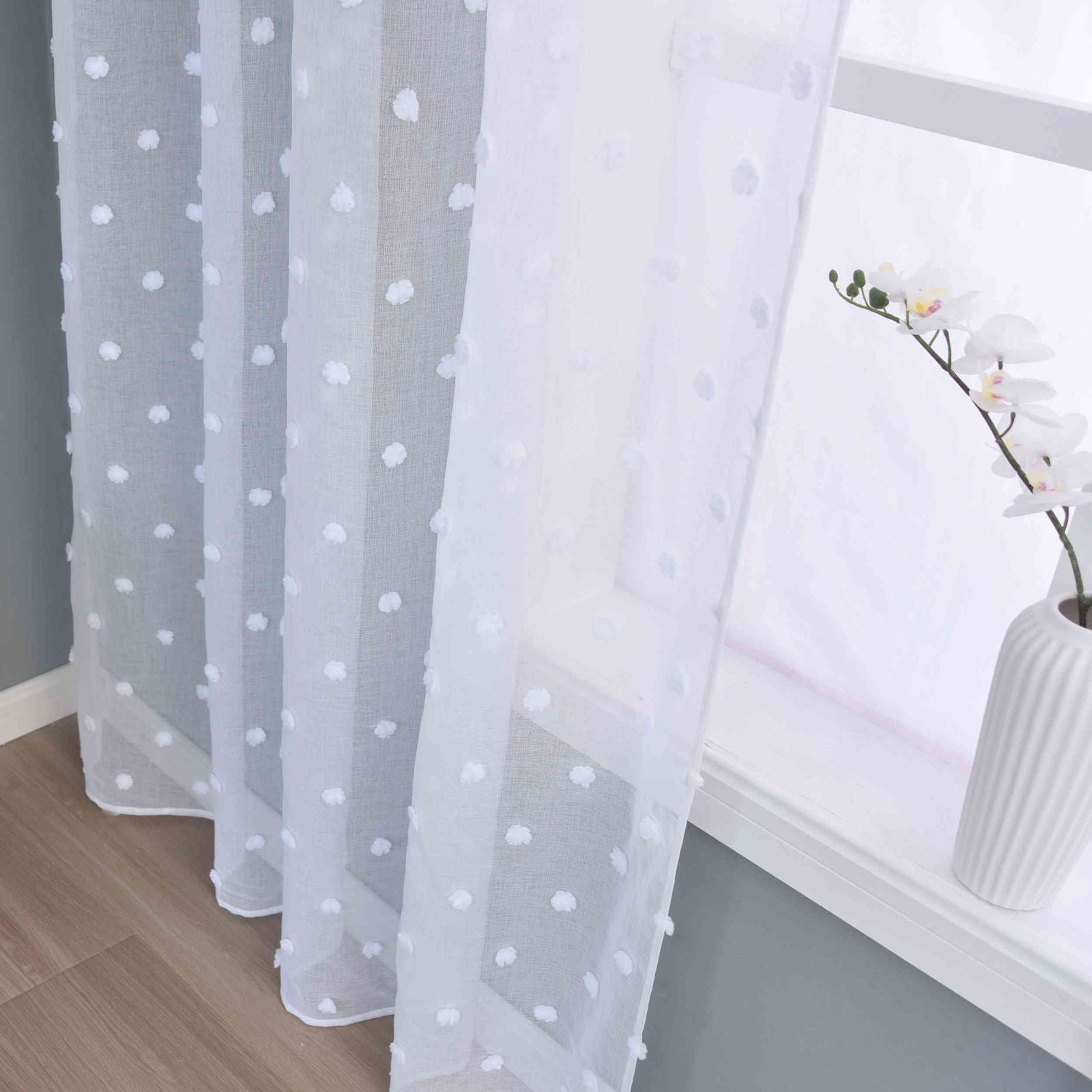 Gardine HxB 245x140 cm Natur Snowflakes »VALENCIA« Multiband Aufhängung Scherli Transparent Leinen-Optik 2023450 Gardinenschal Gardine_HxB_245x145_cm_Natur_Snowflakes_VALENCIA_Multiband_Aufhangung_Scherli_Transparent_Leinen-Optik_2023450_-_Gardinenbox.de_-_-3681212 | Gardinenbox.de