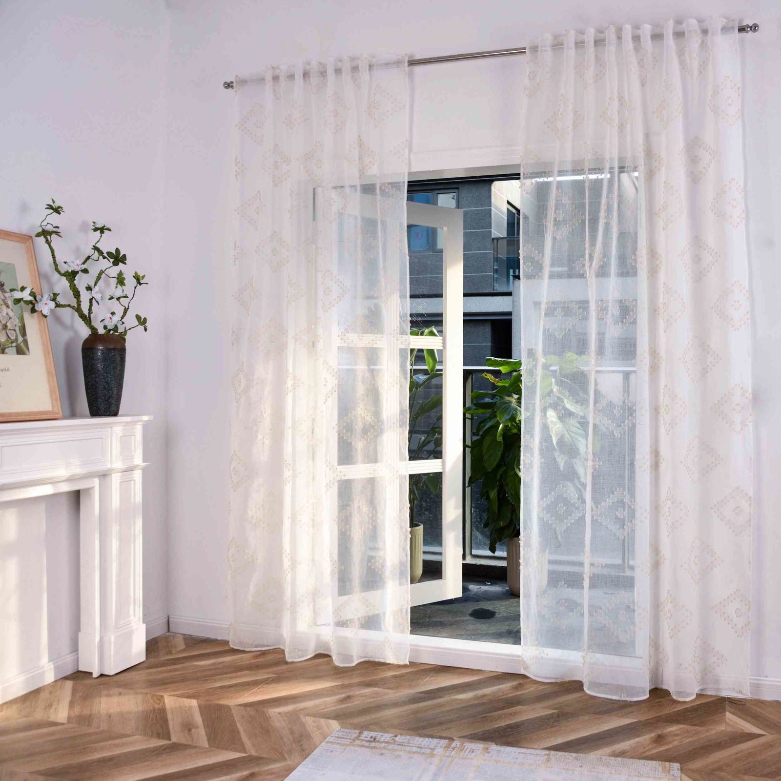 Gardine HxB 245x140 cm Natur Taupe Chevron »VALENCIA« Multiband Aufhängung Scherli Transparent Leinen-Optik 2023460 Gardinenschal Gardine_HxB_245x145_cm_Natur_Taupe_Chevron_VALENCIA_Multiband_Aufhangung_Scherli_Transparent_Leinen-Optik_2023460_-_Gardinenbox.de_-_-3681269 | Gardinenbox.de