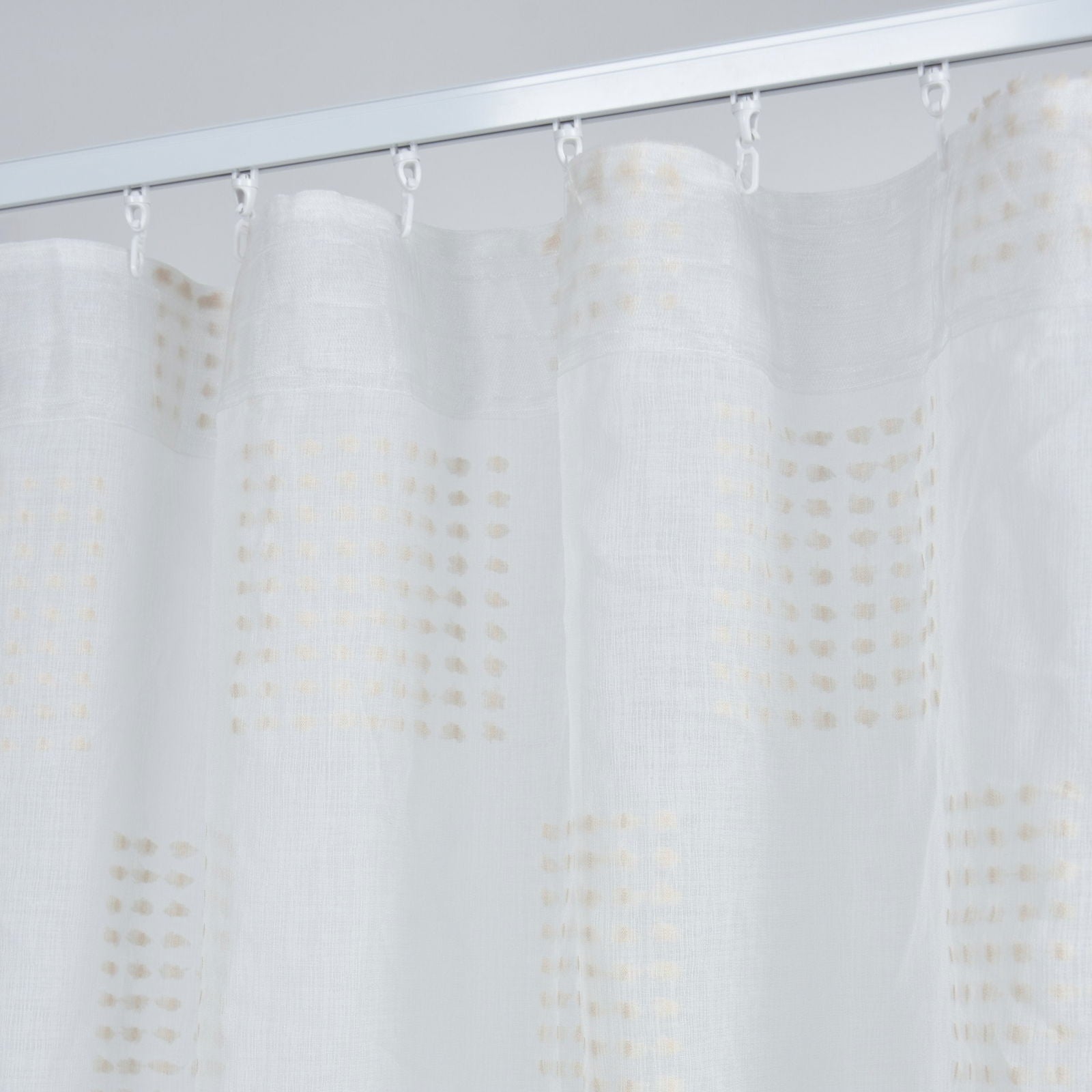 Gardine HxB 245x140 cm Natur Taupe Geo »VALENCIA« Multiband Aufhängung Scherli Transparent Leinen-Optik 2023480 Gardinenschal Gardine_HxB_245x145_cm_Natur_Taupe_Geo_VALENCIA_Multiband_Aufhangung_Scherli_Transparent_Leinen-Optik_2023480_-_Gardinenbox.de_-_-3681357 | Gardinenbox.de