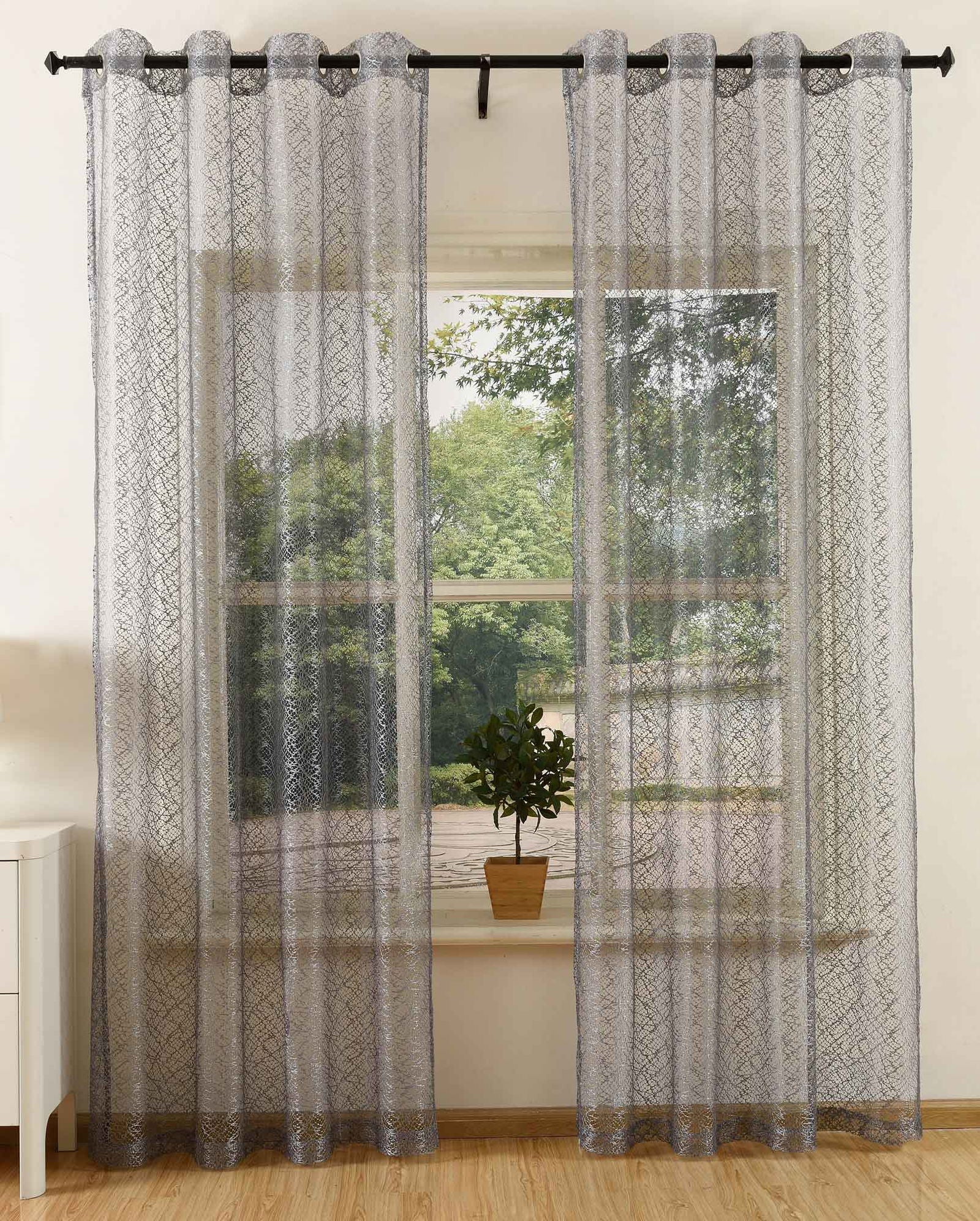 Gardine Netz Struktur mit Ösen einfarbig transparent Deko Vorhang Netzvorhang 203522 Grau 2 Stück 245x140 Netzgardine Gardine_Netz_Struktur_mit_Osen_einfarbig_transparent_Deko_Vorhang_Netzvorhang_203522_-_Gardinenbox.de_-_-3681734 | Gardinenbox.de