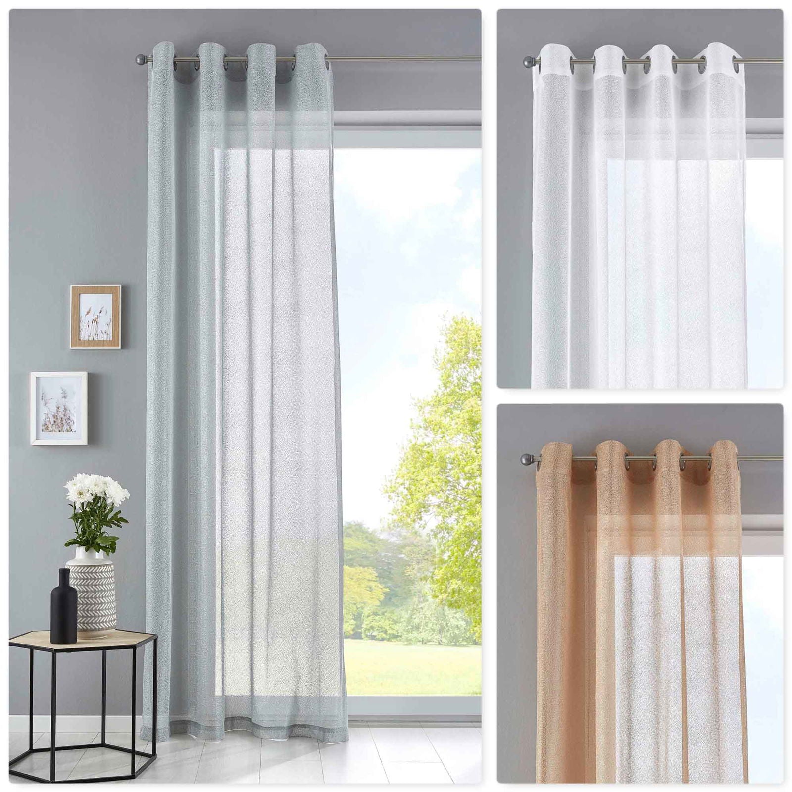 Gardine Netz Struktur mit Ösen einfarbig transparent Deko Vorhang Netzvorhang Netzoptik 202220353 Netzgardine Gardine_Netz_Struktur_mit_Osen_einfarbig_transparent_Deko_Vorhang_Netzvorhang_Netzoptik_202220353_-_Gardinenbox.de_-_-3682190 | Gardinenbox.de