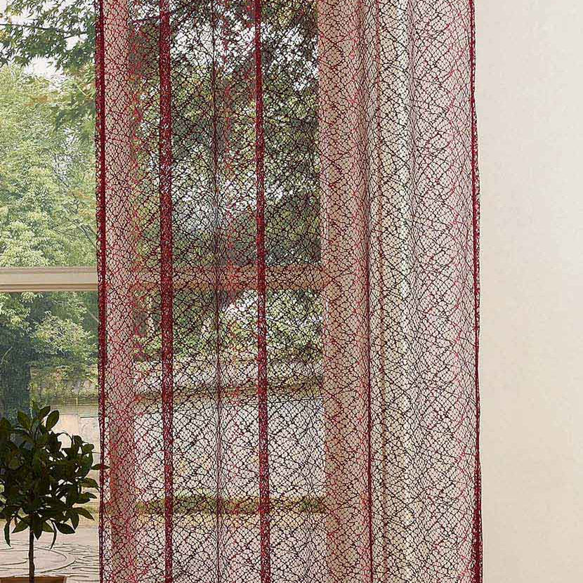 Gardine Netzvorhang mit Ösen einfarbig transparent Deko Vorhang Netz Struktur 20352 Bordeaux Netzgardine Gardine_Netzvorhang_mit_Osen_einfarbig_transparent_Deko_Vorhang_Netz_Struktur_20352_-_Gardinenbox.de_-_-3682311 | Gardinenbox.de