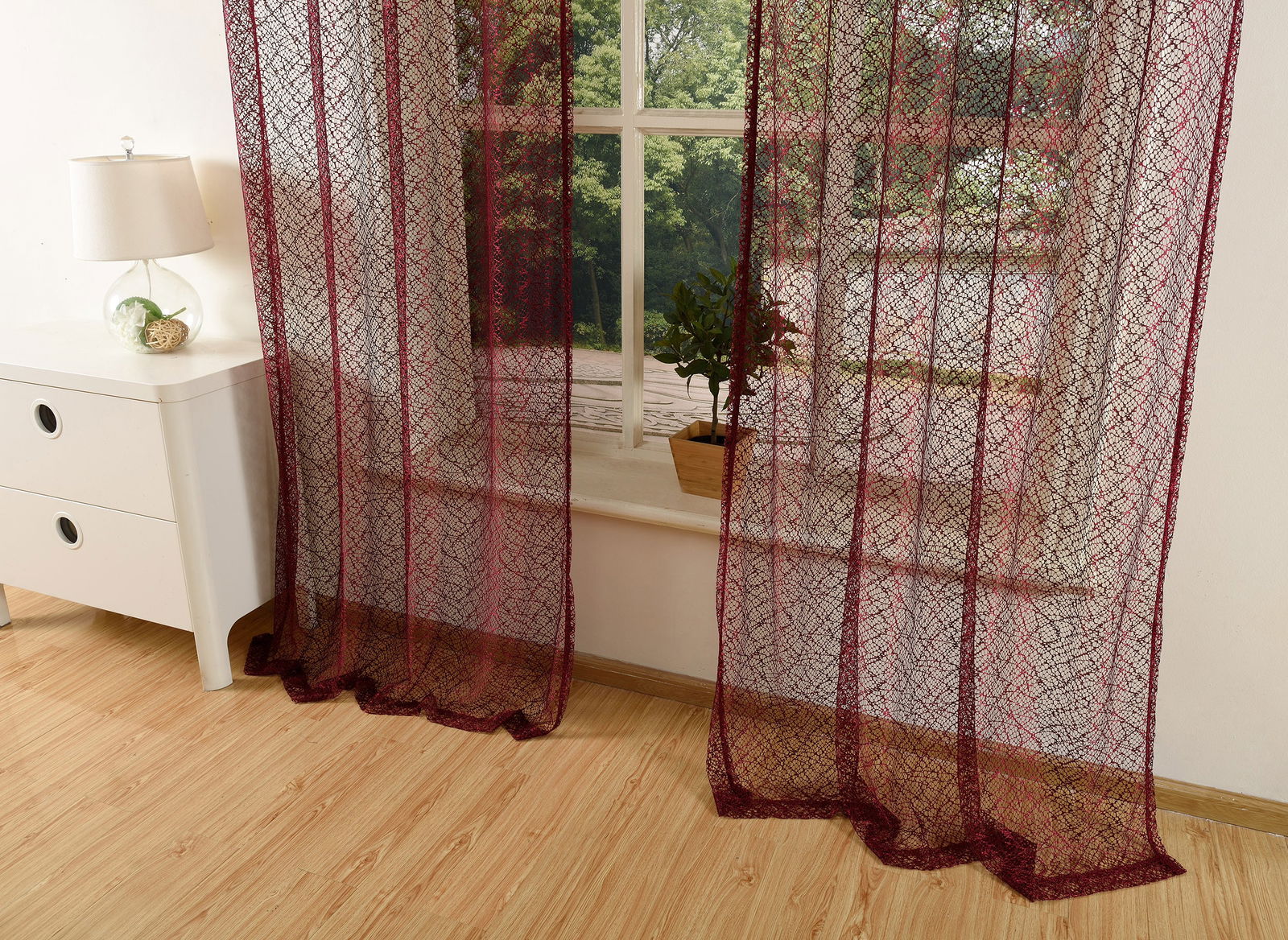 Gardine Netzvorhang mit Ösen einfarbig transparent Deko Vorhang Netz Struktur 20352 Netzgardine Gardine_Netzvorhang_mit_Osen_einfarbig_transparent_Deko_Vorhang_Netz_Struktur_20352_-_Gardinenbox.de_-_-3682316 | Gardinenbox.de