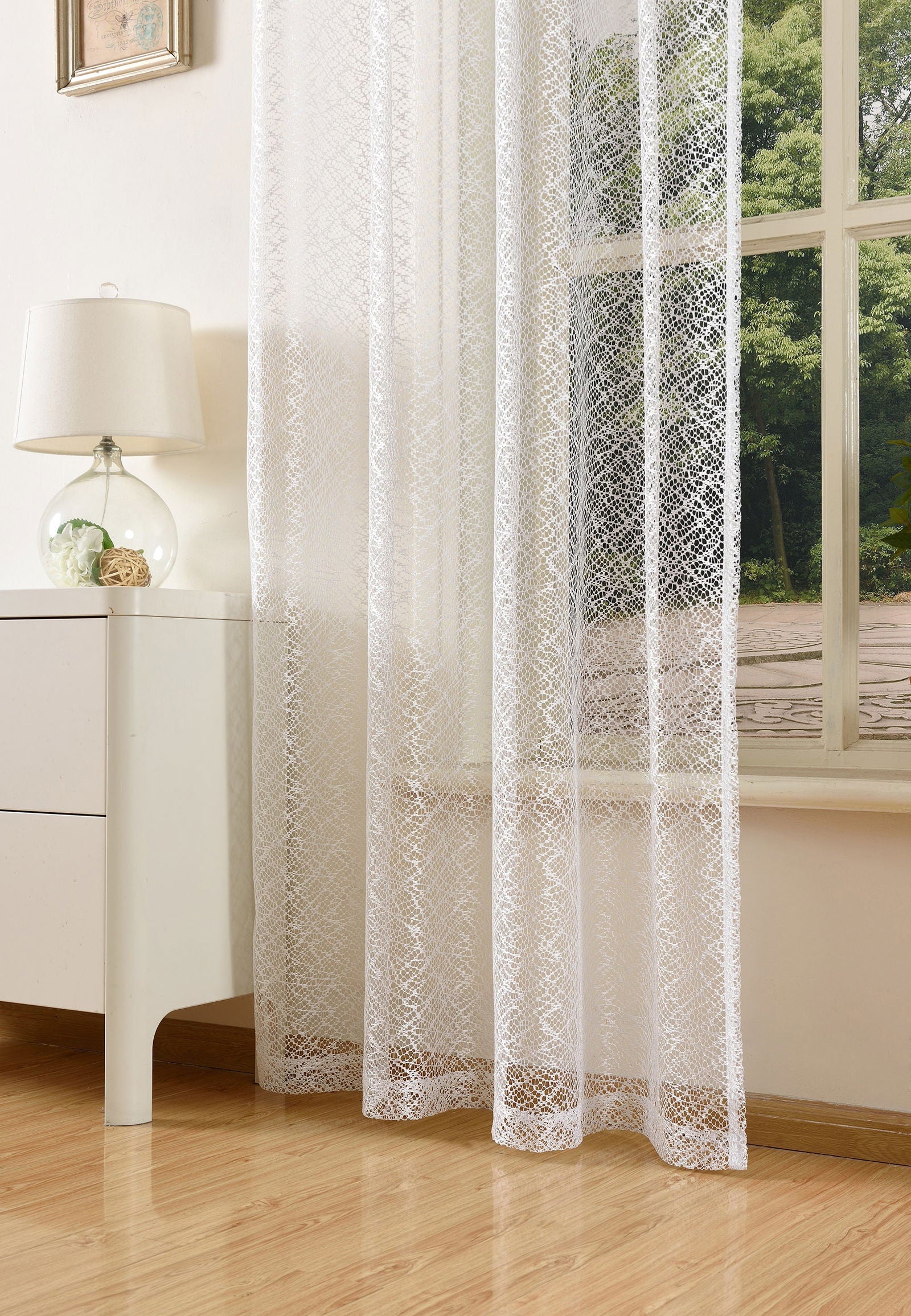 Gardine Netzvorhang mit Ösen einfarbig transparent Deko Vorhang Netz Struktur 20352 Netzgardine Gardine_Netzvorhang_mit_Osen_einfarbig_transparent_Deko_Vorhang_Netz_Struktur_20352_-_Gardinenbox.de_-_-3682367 | Gardinenbox.de