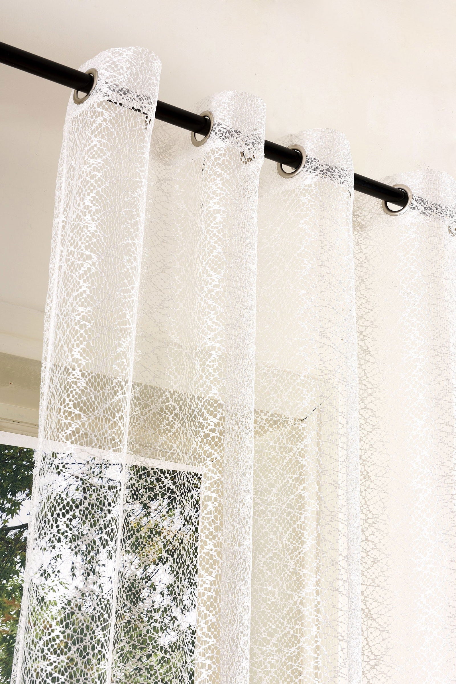 Gardine Netzvorhang mit Ösen einfarbig transparent Deko Vorhang Netz Struktur 20352 Netzgardine Gardine_Netzvorhang_mit_Osen_einfarbig_transparent_Deko_Vorhang_Netz_Struktur_20352_-_Gardinenbox.de_-_-3682433 | Gardinenbox.de