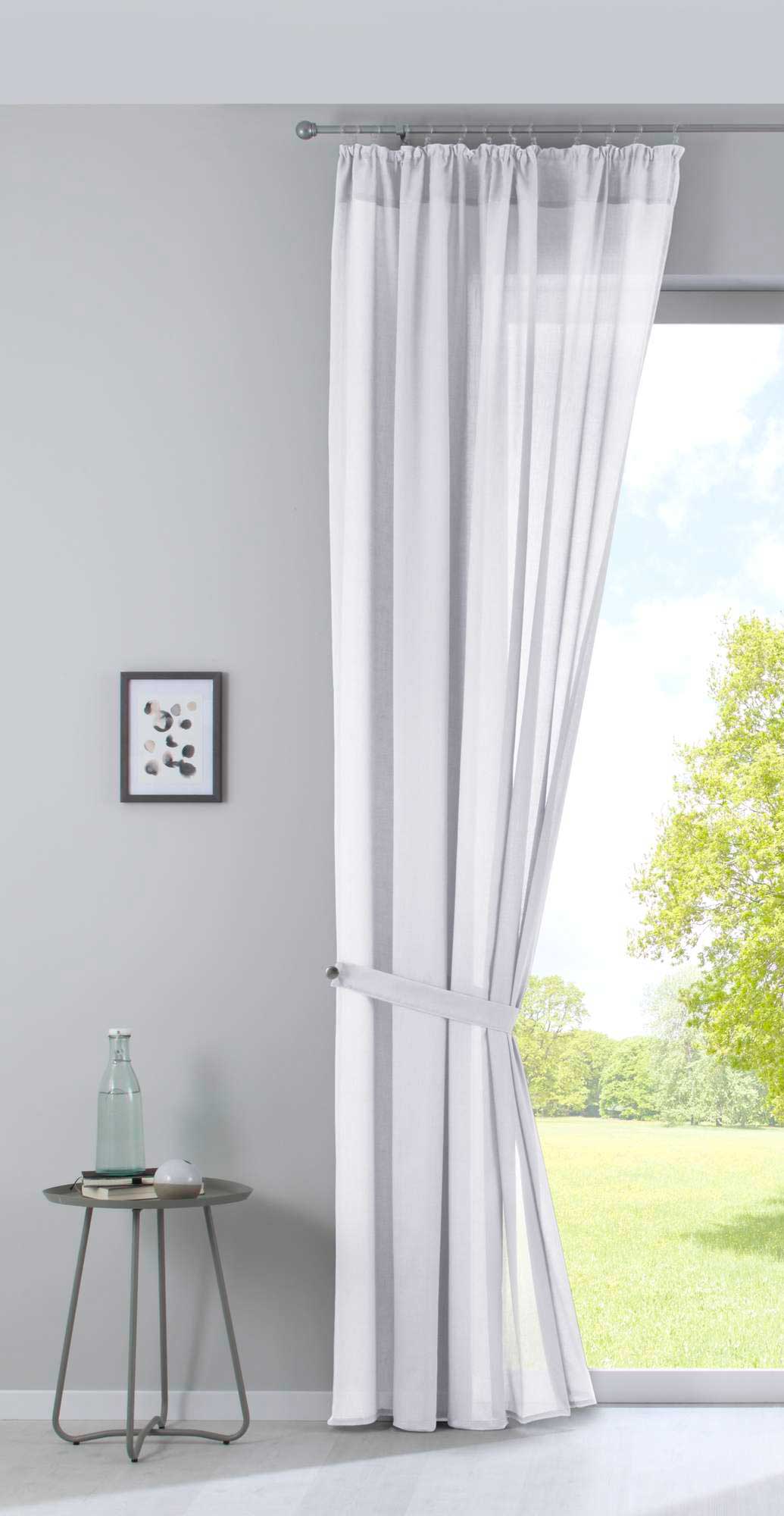 Gardine »Nizza« Baumwoll-Voile Halbvoile Transparent Store mit Gardinenband und Tuneldurchzug 2019031 Weiß Gardinenschal Gardine_Nizza_Baumwoll-Voile_Halbvoile_Transparent_Store_mit_Gardinenband_und_Tuneldurchzug_2019031_-_Gardinenbox.de_-_-3683694 | Gardinenbox.de
