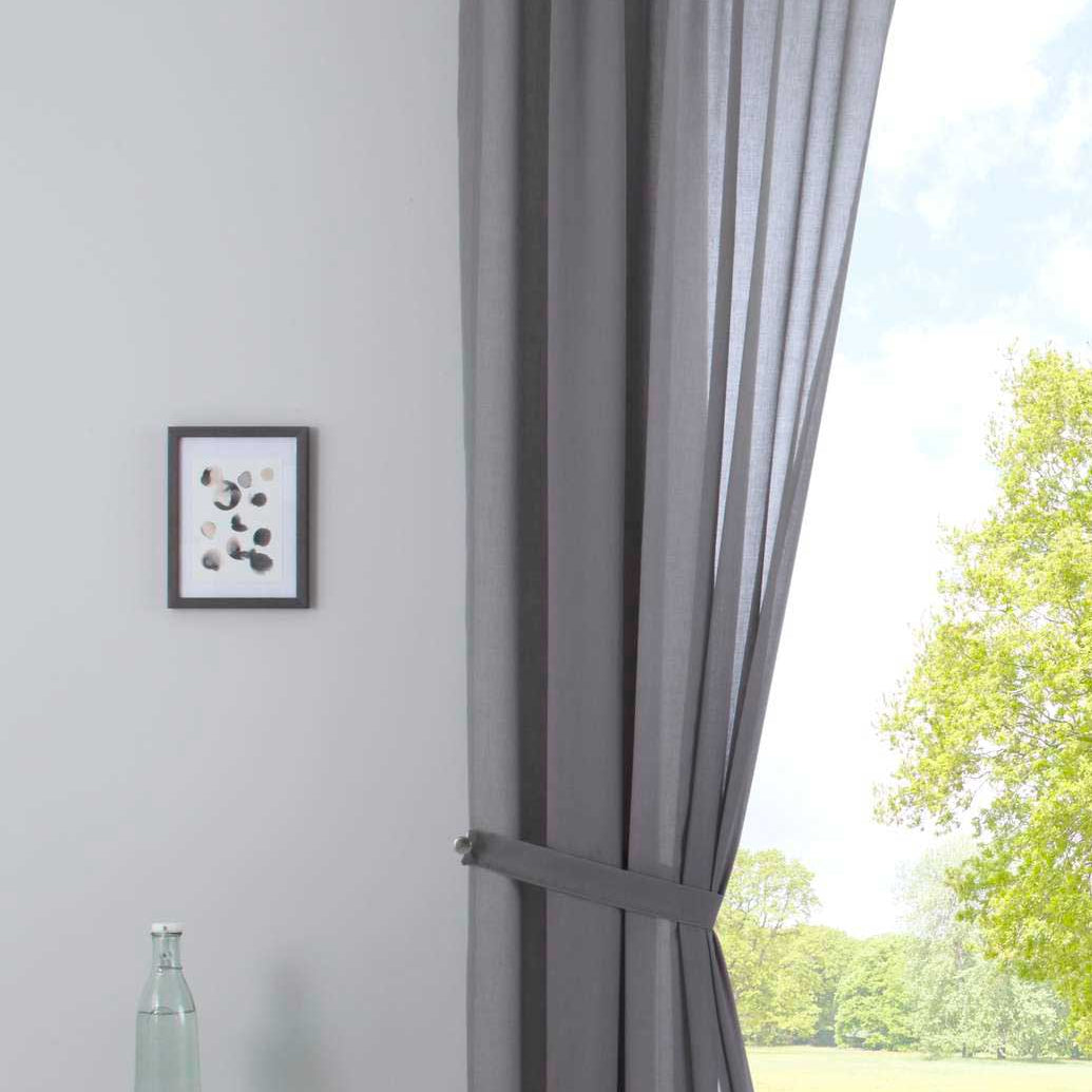 Gardine »Nizza« Baumwoll-Voile Halbvoile Transparent Store mit Gardinenband und Tuneldurchzug 2019031 Grau Gardinenschal Gardine_Nizza_Baumwoll-Voile_Halbvoile_Transparent_Store_mit_Gardinenband_und_Tuneldurchzug_2019031_-_Gardinenbox.de_-_-3683717 | Gardinenbox.de