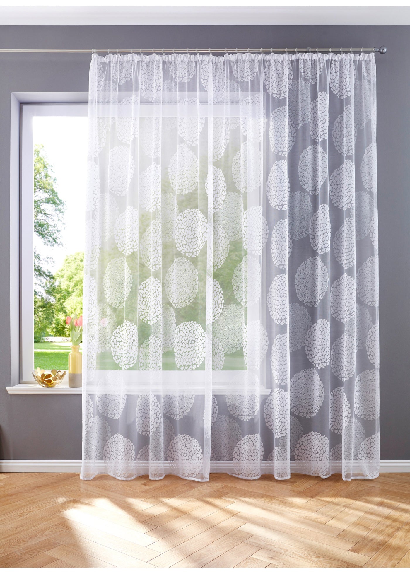 Gardine Store Jacquard Fabio Kräuselband Universalband Weiß Kreismuster Transparent Voile Vorhang Wohnzimmer 13143 Gardinenstore Gardine_Store_Jacquard_Fabio_Krauselband_Universalband_Weiss_Kreismuster_Transparent_Voile_Vorhang_Wohnzimmer_13143_-_Gardinenbox.de_-_-3682696 | Gardinenbox.de