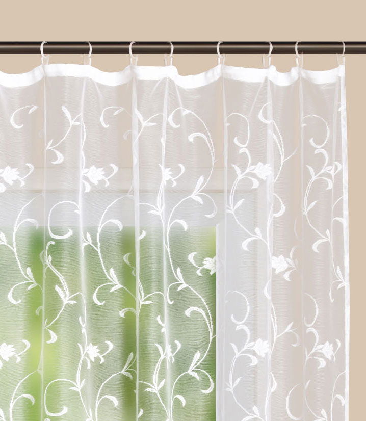 Gardine Store Jacquard Koblenz Kräuselband Universalband Weiß Blumenmuster Transparent Voile Vorhang Wohnzimmer 13146 Gardinenstore Gardine_Store_Jacquard_Koblenz_Krauselband_Universalband_Weiss_Blumenmuster_Transparent_Voile_Vorhang_Wohnzimmer_13146_-_Gardinenbox.de_-_-3682878 | Gardinenbox.de