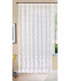 Gardine Store Jacquard Koblenz Kräuselband Universalband Weiß Blumenmuster Transparent Voile Vorhang Wohnzimmer 13146 HxB 245x450 cm Gardinenstore Gardine_Store_Jacquard_Koblenz_Krauselband_Universalband_Weiss_Blumenmuster_Transparent_Voile_Vorhang_Wohnzimmer_13146_-_Gardinenbox.de_-_-3682906 | Gardinenbox.de