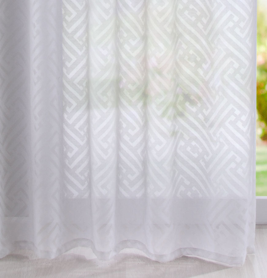 Gardine Vorhang Schal verdeckte Schlaufen Ausbrenner Qulität modern mit abstraktem Muster 63000 Vorhang Gardine_Vorhang_Schal_verdeckte_Schlaufen_Ausbrenner_Qulitat_modern_mit_abstraktem_Muster_63000_-_Gardinenbox.de_-_-3683560 | Gardinenbox.de