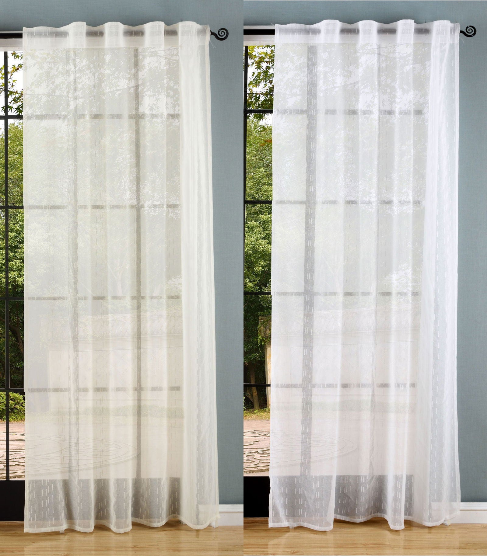 Gardine Webstruktur Leinen Optik Transparent verdeckte Schlaufen Universalband (Höhe x Breite cm) 20470 Gardinenschal Gardine_Webstruktur_Leinen_Optik_Transparent_verdeckte_Schlaufen_Universalband_Hohe_x_Breite_cm_20470_-_Gardinenbox.de_-_-3683584 | Gardinenbox.de