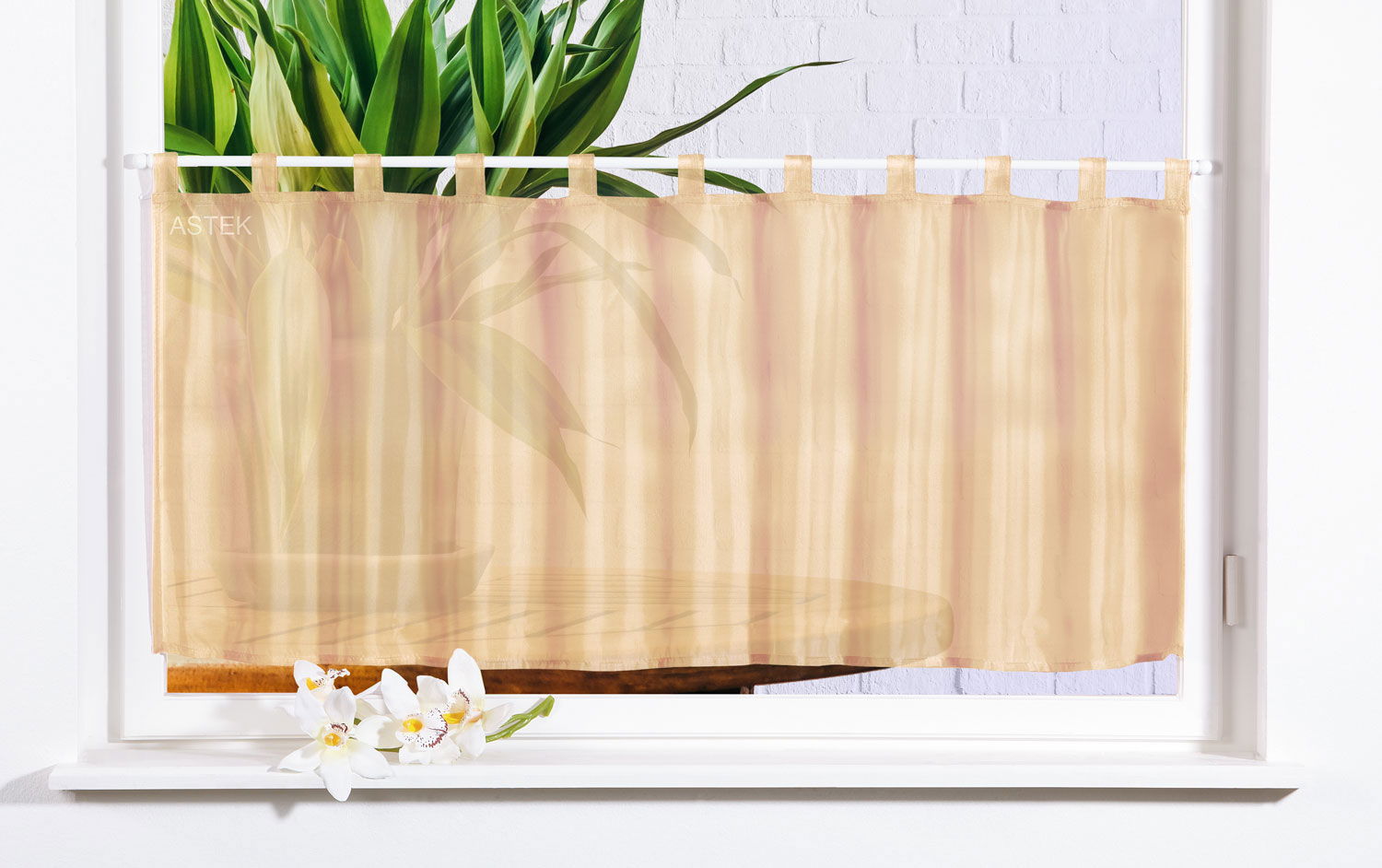 Gardinenbox Scheibengardine UNI Voile 61070 Sand Scheibengardine Gardinenbox_Scheibengardine_UNI_Voile_61070_-_Gardinenbox.de_-_-3683920 | Gardinenbox.de