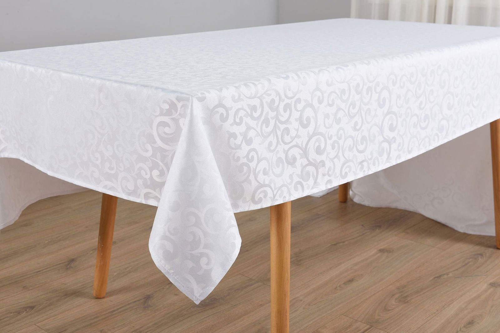 Halley Damast Tischdecke Tischwäsche Läufer 201080 Weiß BxL 150x250 cm Tischwäsche Halley_Damast_Tischdecke_Tischwasche_Laufer_201080_-_Gardinenbox.de_-_-3684826 | Gardinenbox.de
