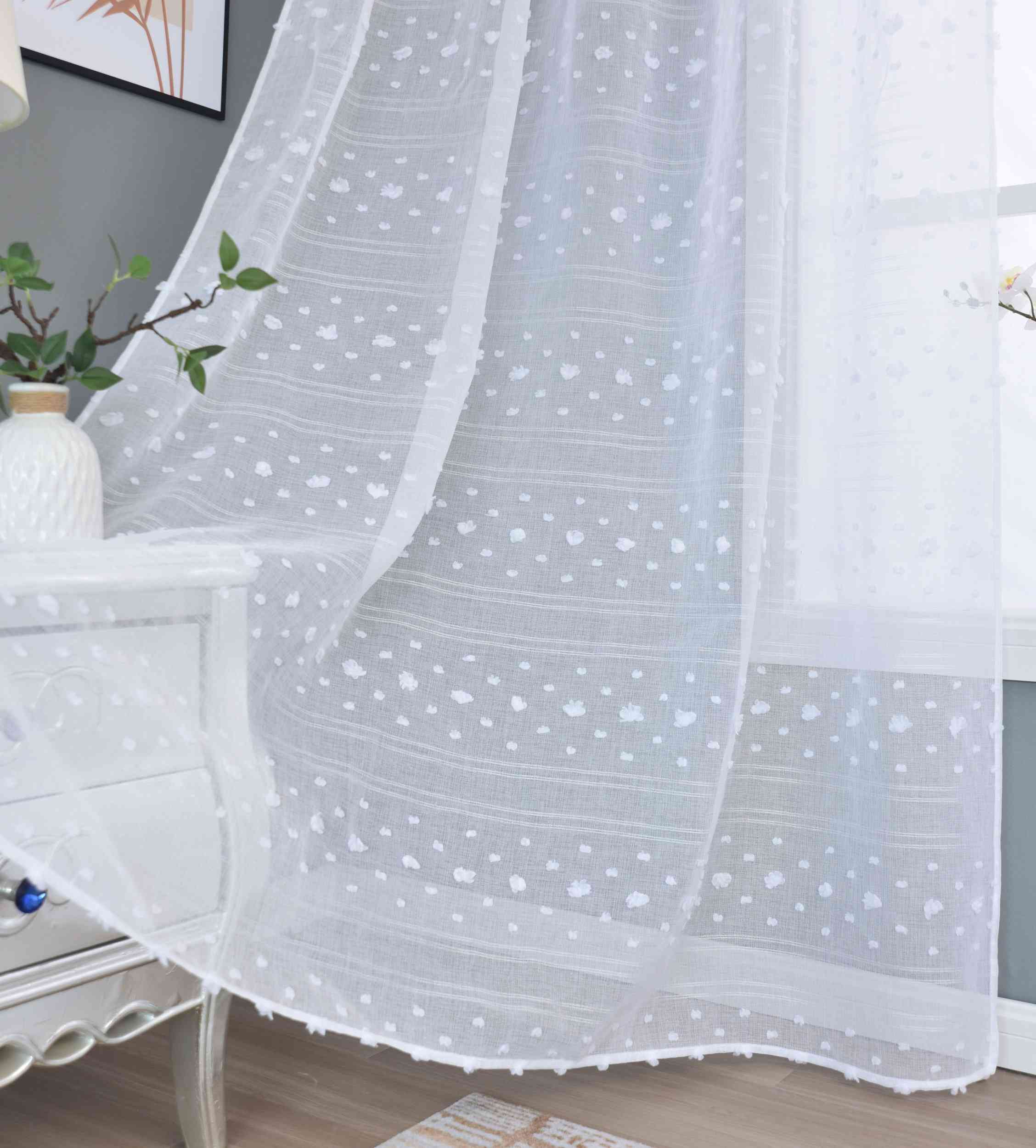 2er Set Gardine »VALENCIA« Multiband Aufhängung Scherli Transparent Leinen-Optik 2023400-408S-2 Gardinen Set Img0514_1 | Gardinenbox.de