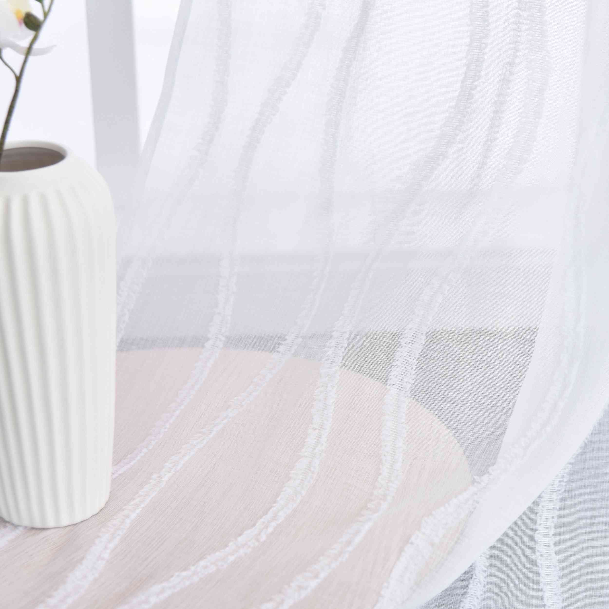 2er Set Gardine »VALENCIA« Multiband Aufhängung Scherli Transparent Leinen-Optik 2023400-408S-2 Gardinen Set Img0526_1 | Gardinenbox.de