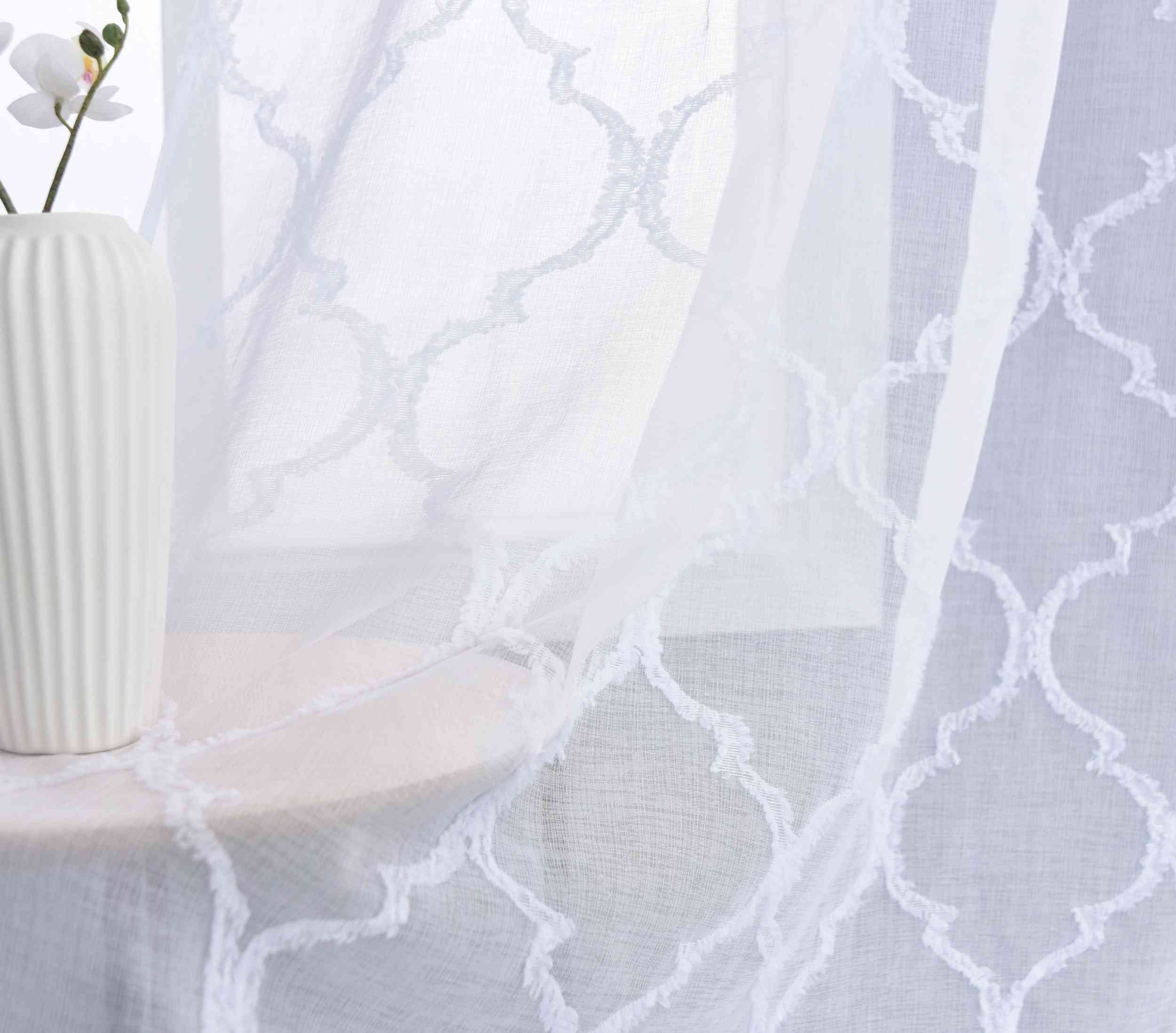 2er Set Gardine »VALENCIA« Multiband Aufhängung Scherli Transparent Leinen-Optik 2023400-408S-2 Gardinen Set Img0548_1 | Gardinenbox.de