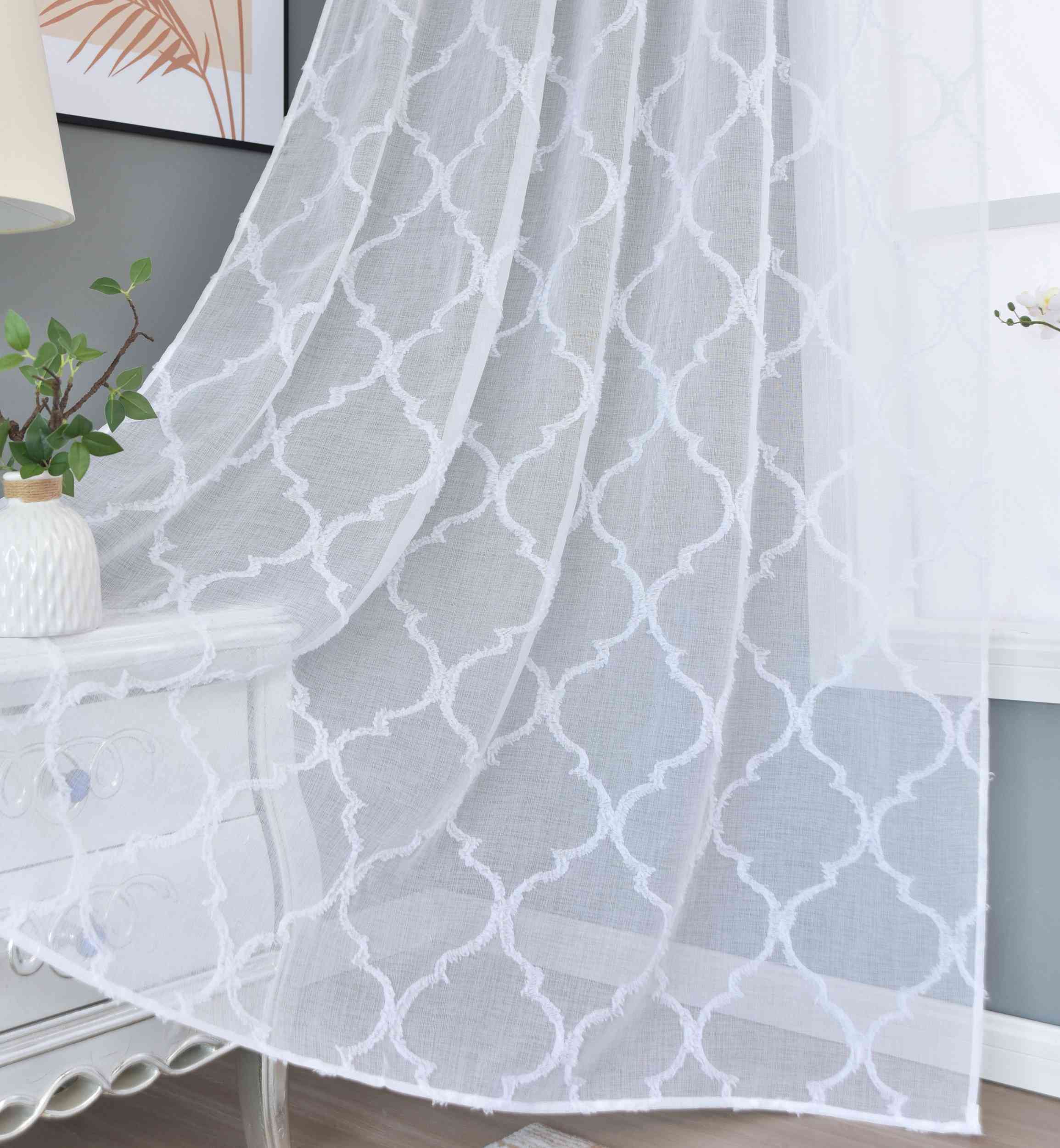 2er Set Gardine »VALENCIA« Multiband Aufhängung Scherli Transparent Leinen-Optik 2023400-408S-2 Gardinen Set Img0550_1 | Gardinenbox.de