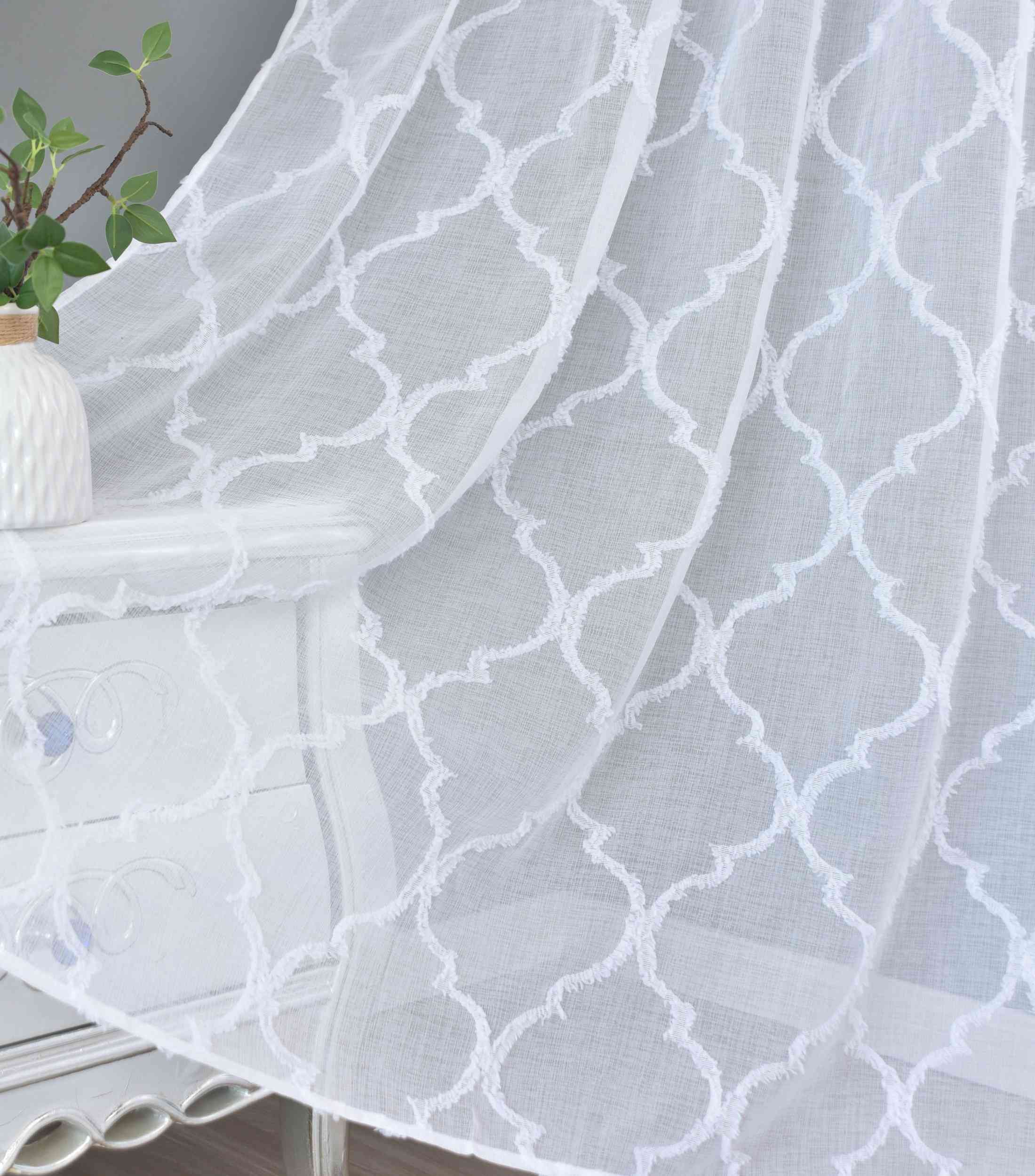 Gardine »VALENCIA« Multiband Aufhängung Scherli Transparent Leinen-Optik 2023400-408S Gardinenschal Img0553_1_24c6ce3d-0347-4980-ad27-83f41ff5db53 | Gardinenbox.de