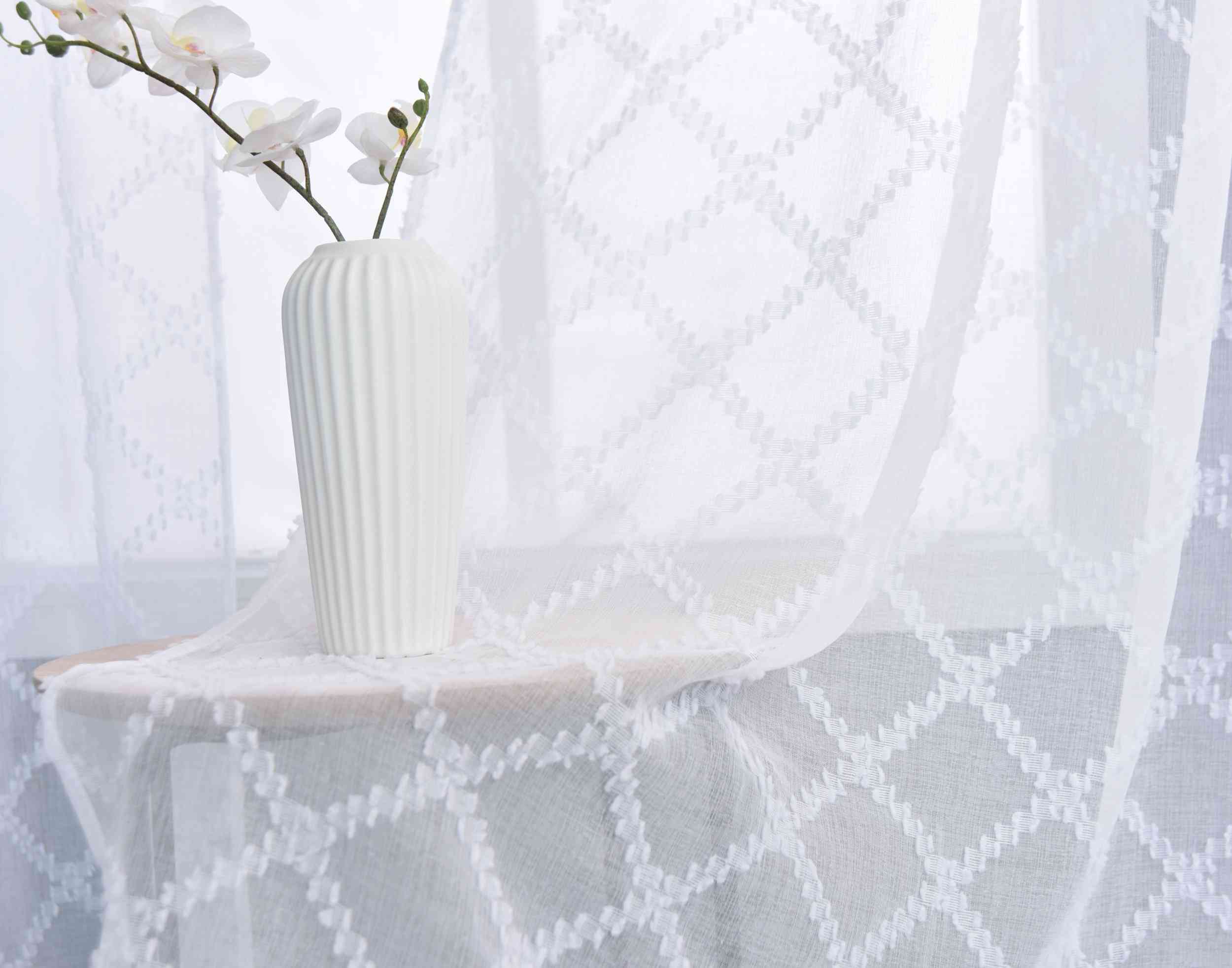 Gardine »VALENCIA« Multiband Aufhängung Scherli Transparent Leinen-Optik 2023400-408S Gardinenschal Img0564_1_36d2cbd3-0f08-4752-9d58-a34484ab1c5b | Gardinenbox.de