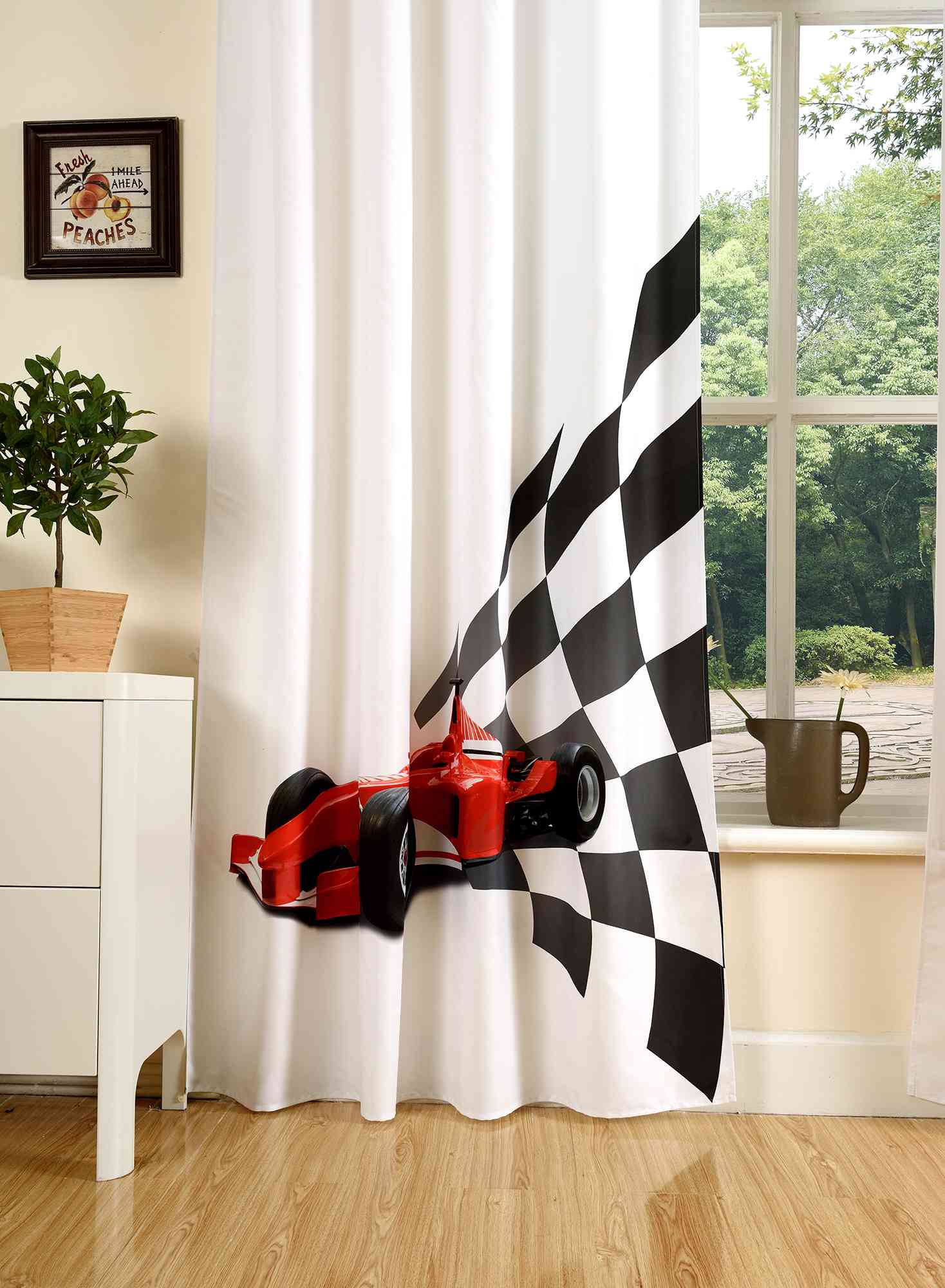 Vorhang Schal blickdicht verdeckte Schlaufen Universalband Digitaldruck (Höhe x Breite cm) 204902 Vorhang Set Img120512_1 | Gardinenbox.de