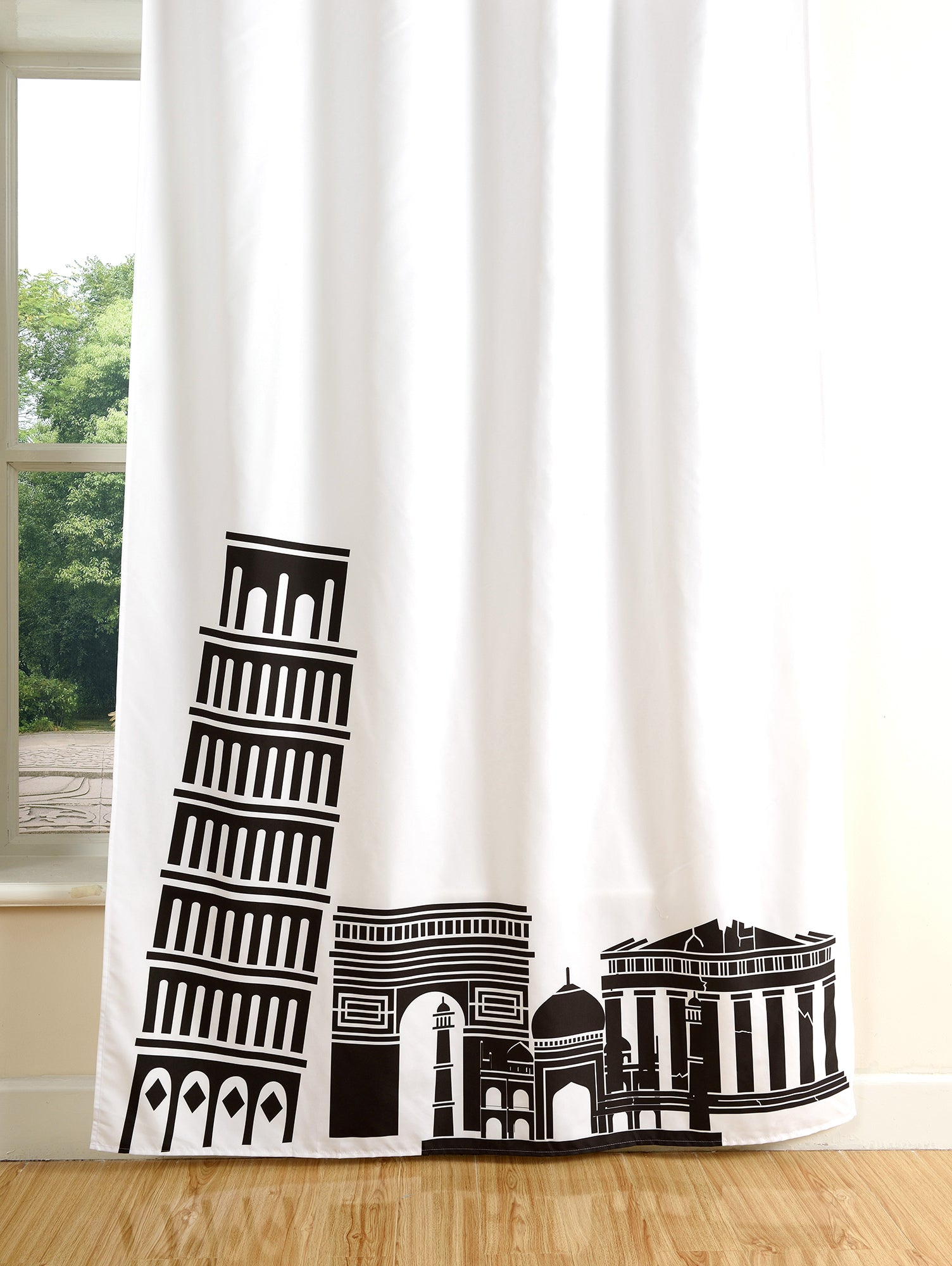 Vorhang Schal blickdicht verdeckte Schlaufen Universalband Digitaldruck (Höhe x Breite cm) 20490 Vorhang Img120544 | Gardinenbox.de