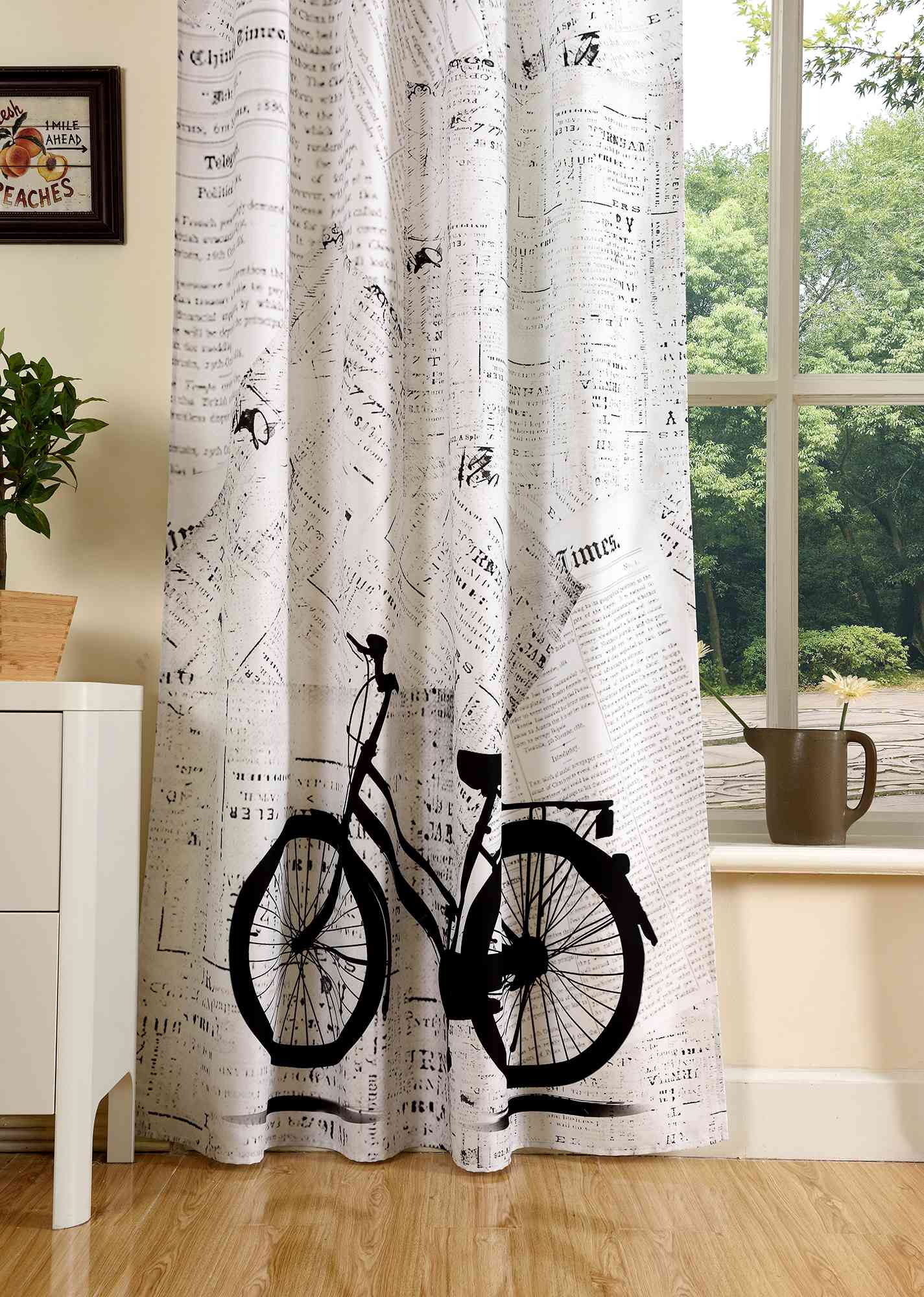 Vorhang Schal blickdicht verdeckte Schlaufen Universalband Digitaldruck (Höhe x Breite cm) 204902 Vorhang Set Img120559_1 | Gardinenbox.de