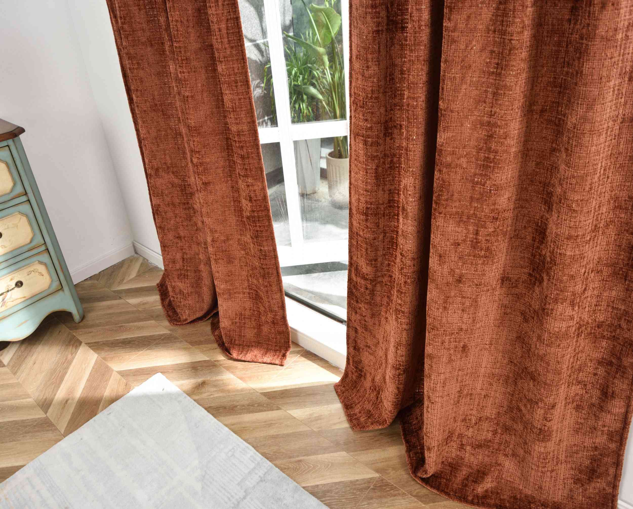 Vorhang Chenille Jacquard »RIGA« mit Multiband-Aufhängung Luxuriöser Stil für Ihr Zuhause 2023500 Vorhang Img1384_1 | Gardinenbox.de