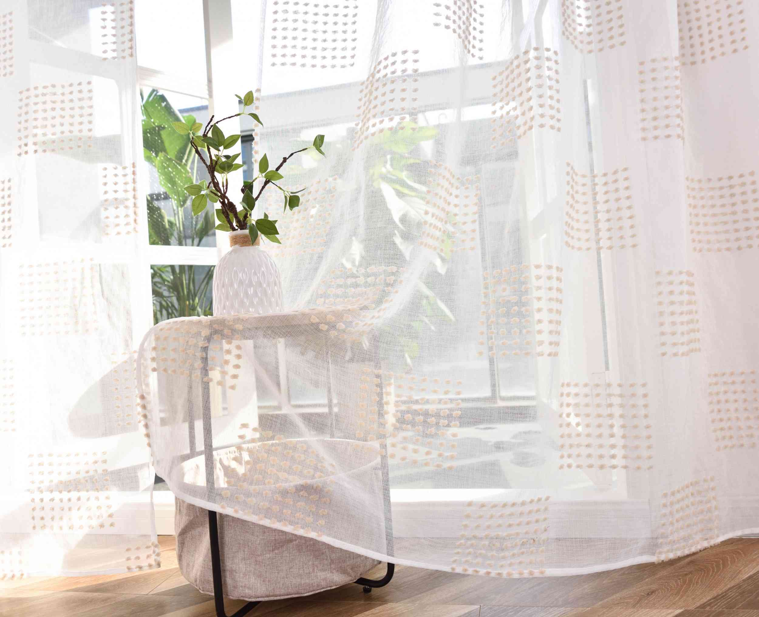 2er Set Gardine »VALENCIA« Multiband Aufhängung Scherli Transparent Leinen-Optik 2023400-408S-2 Gardinen Set Img1703_1 | Gardinenbox.de