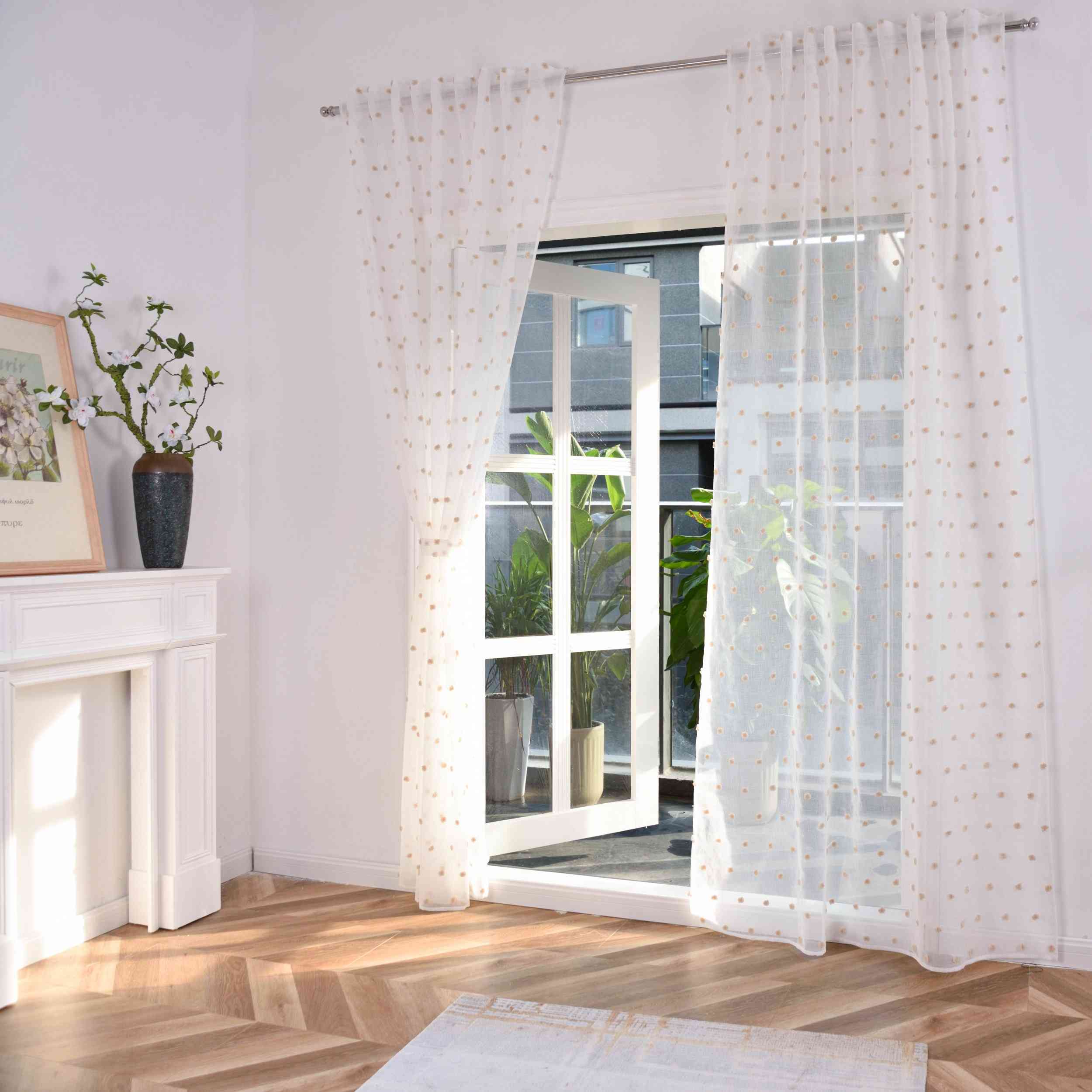 2er Set Gardine »VALENCIA« Multiband Aufhängung Scherli Transparent Leinen-Optik 2023400-408S-2 Gardinen Set Img1723_1 | Gardinenbox.de