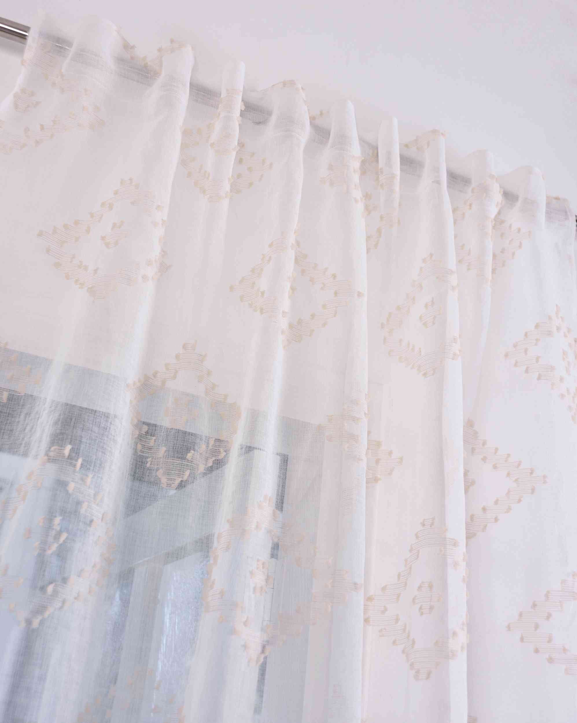 Gardine »VALENCIA« Multiband Aufhängung Scherli Transparent Leinen-Optik 2023400-408S Gardinenschal Img1747_7f718709-f46e-483c-ae26-72f3875a2860 | Gardinenbox.de